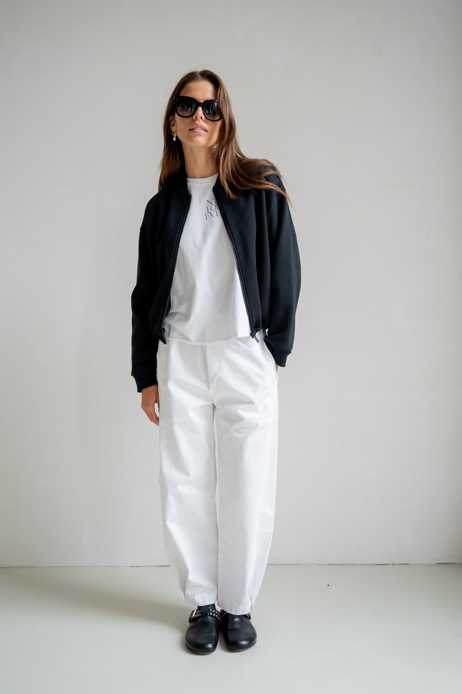 CARDIGAN PRINT (S26T1230) BLACK - ECRU