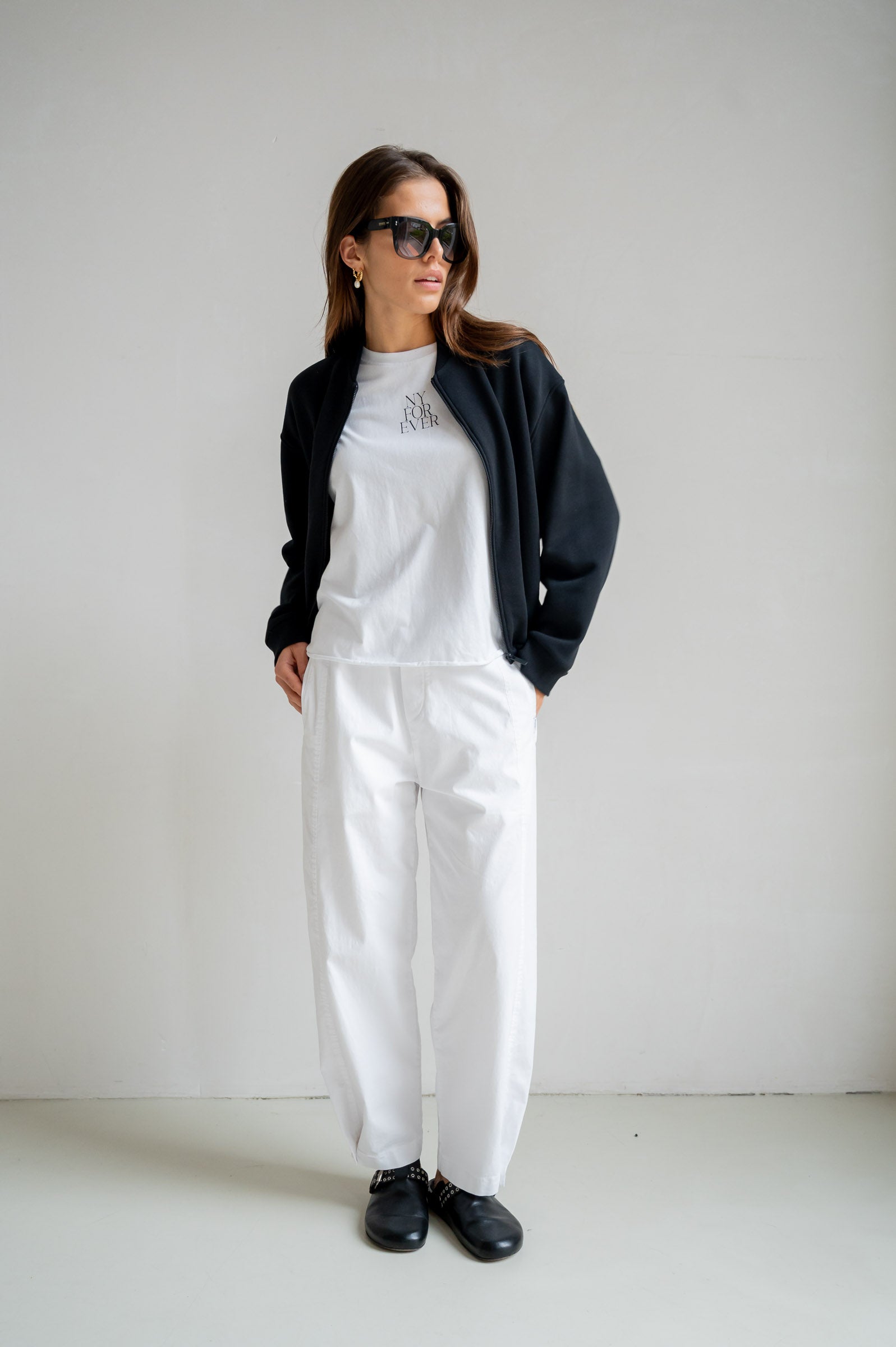 T-SHIRT PRINT (S26T1238) WHITE - BLACK