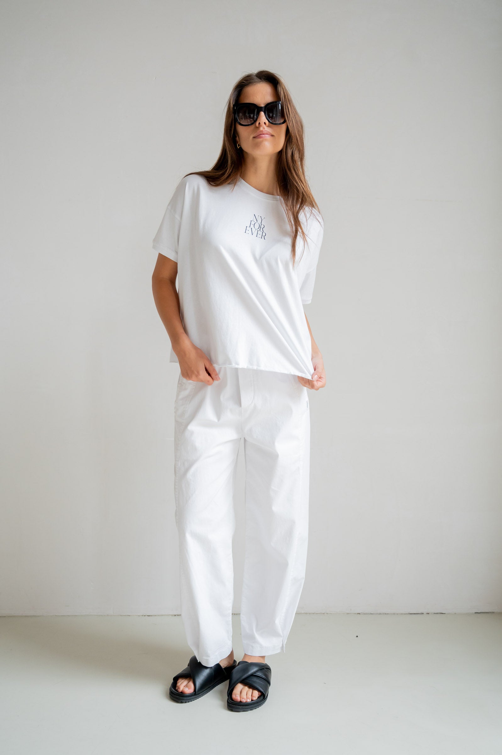 T-SHIRT PRINT (S26T1238) WHITE - BLACK