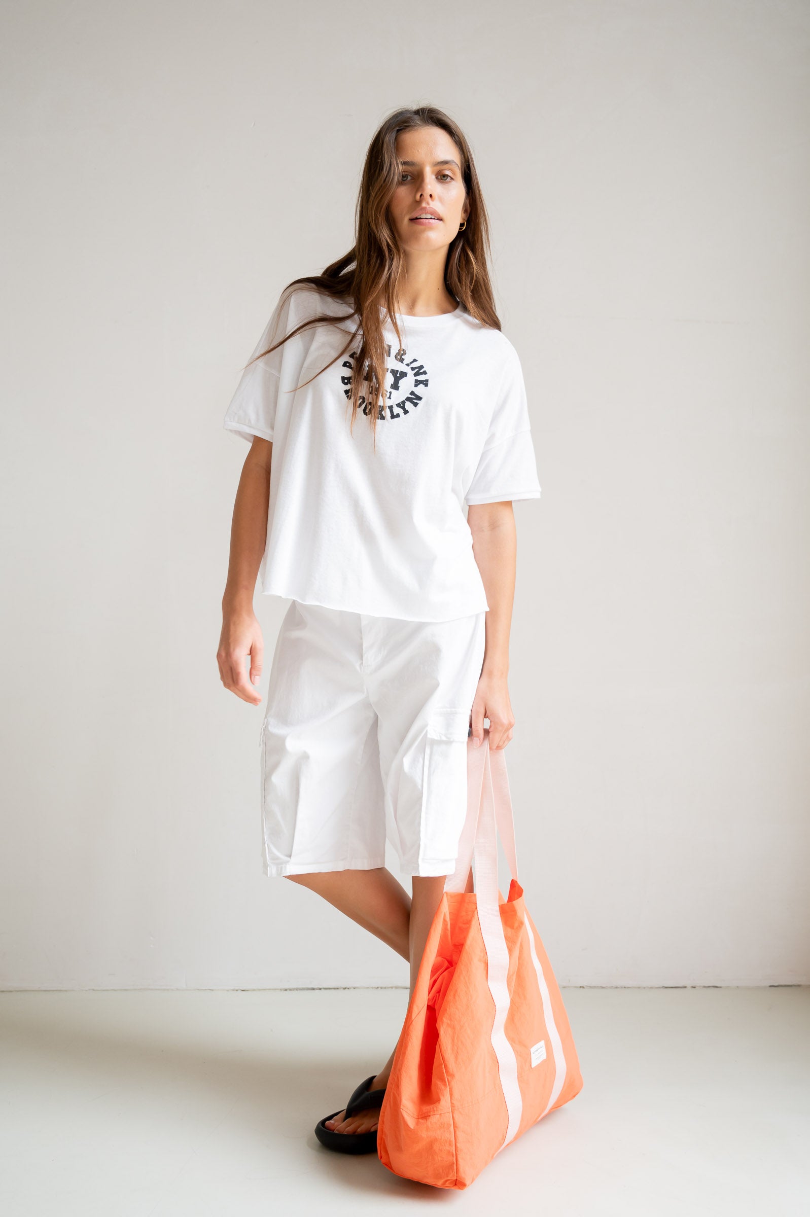 T-SHIRT PRINT (S26T1250) WHITE - BLACK