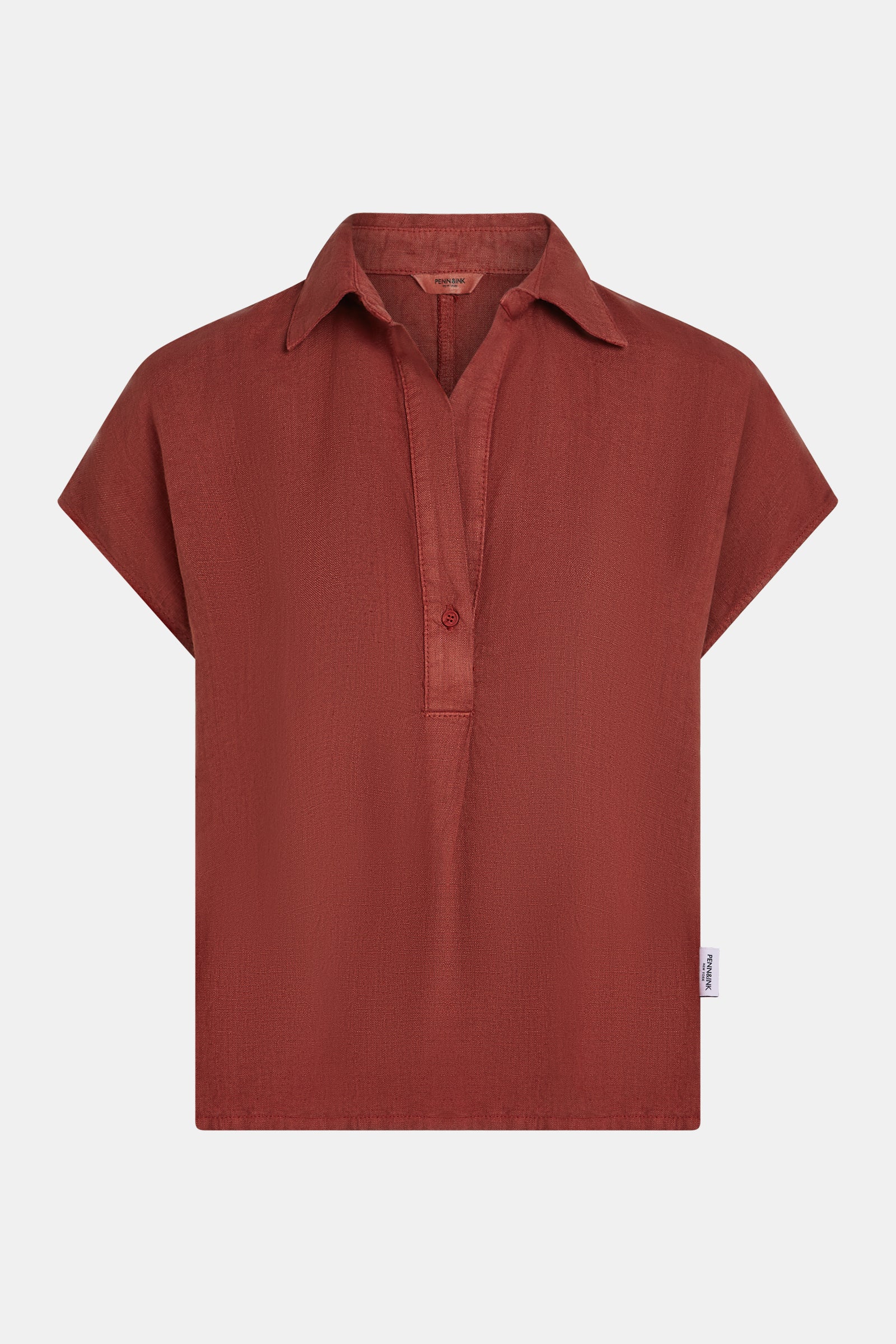BLOUSE (S26Z848) BURGUNDY