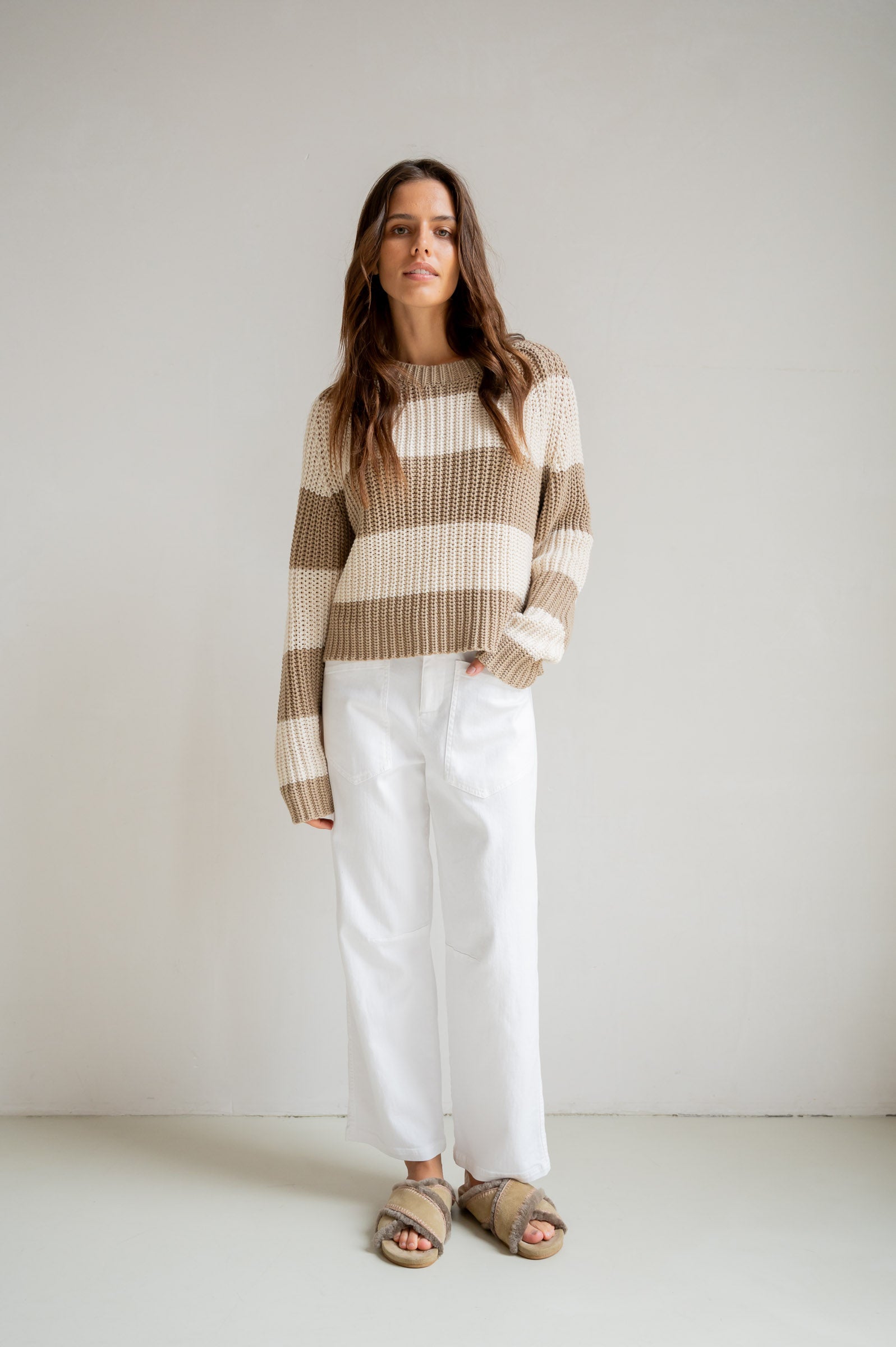 Trousers (S26Z851) White | Penn&Ink