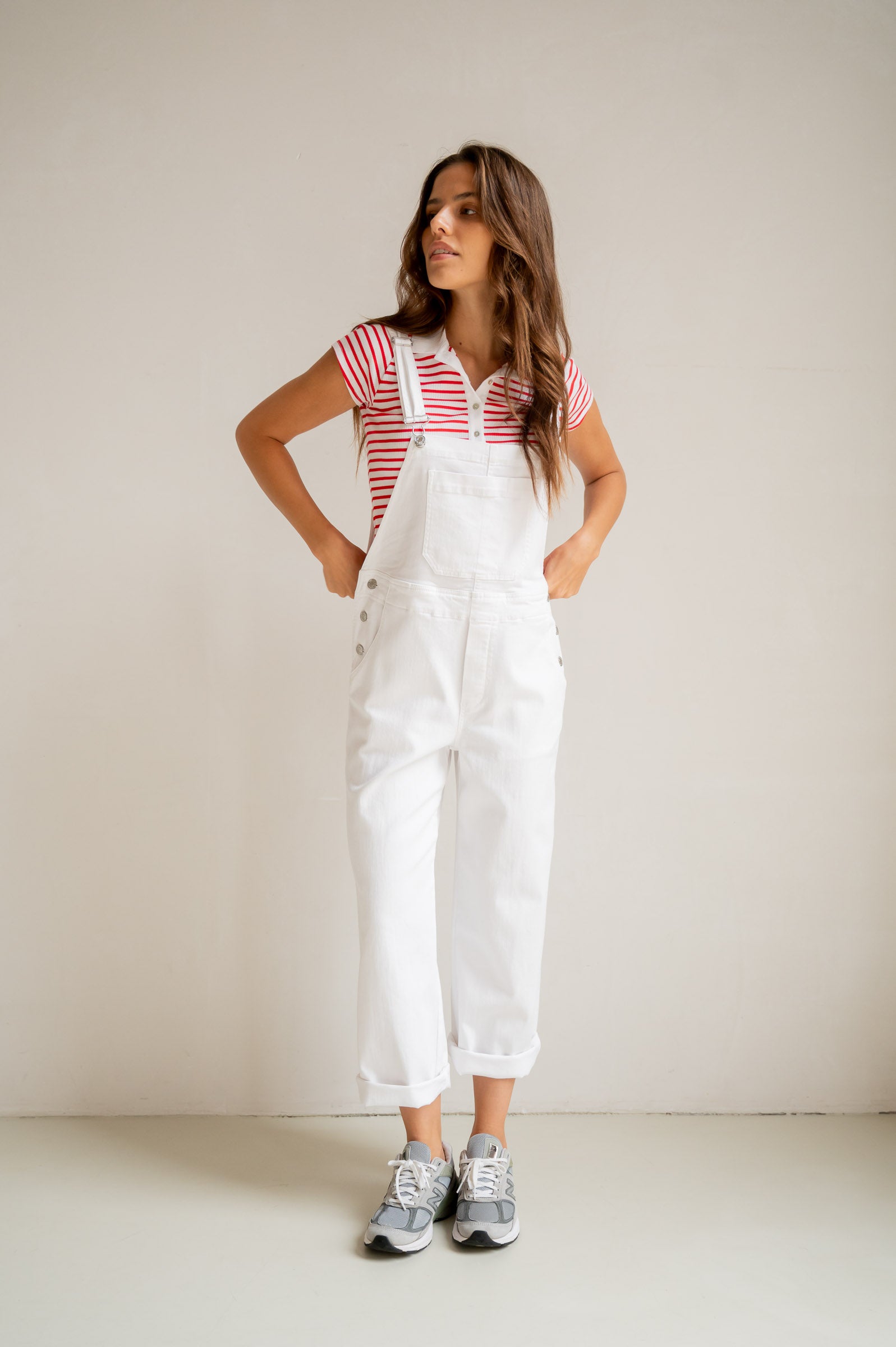 DUNGAREES (S26Z852) WHITE