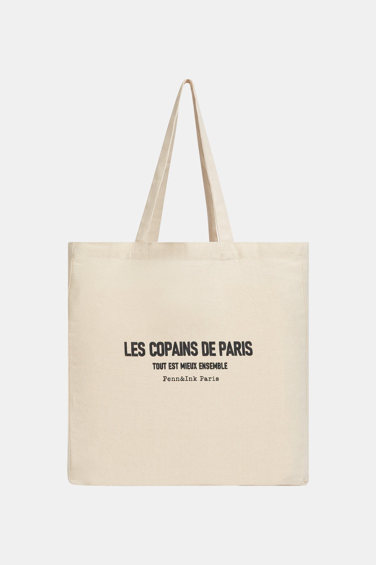 LES COPAINS DE PARIS BAG (S27Q032) OLD LINEN - PIRATE BLACK