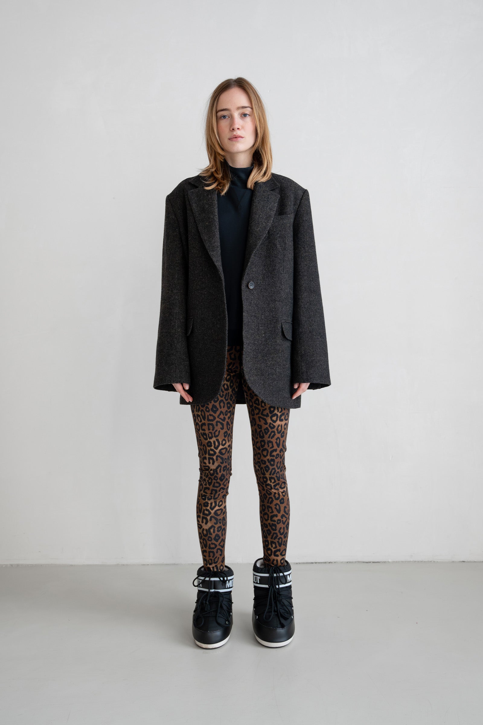 BLAZER (W25N1622) BLACK MELANGE