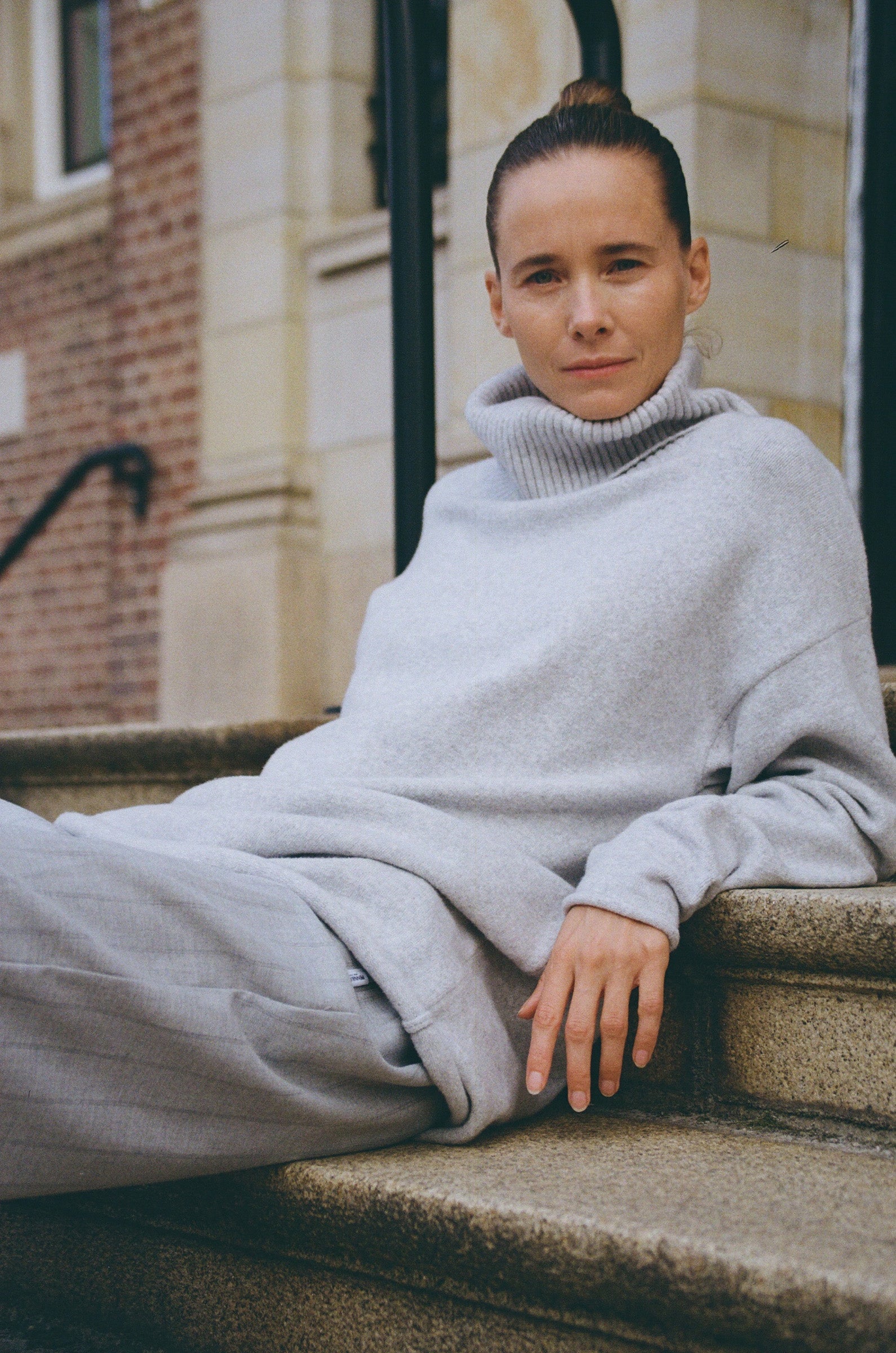 JUMPER (W25B370LTD) GREY MELANGE