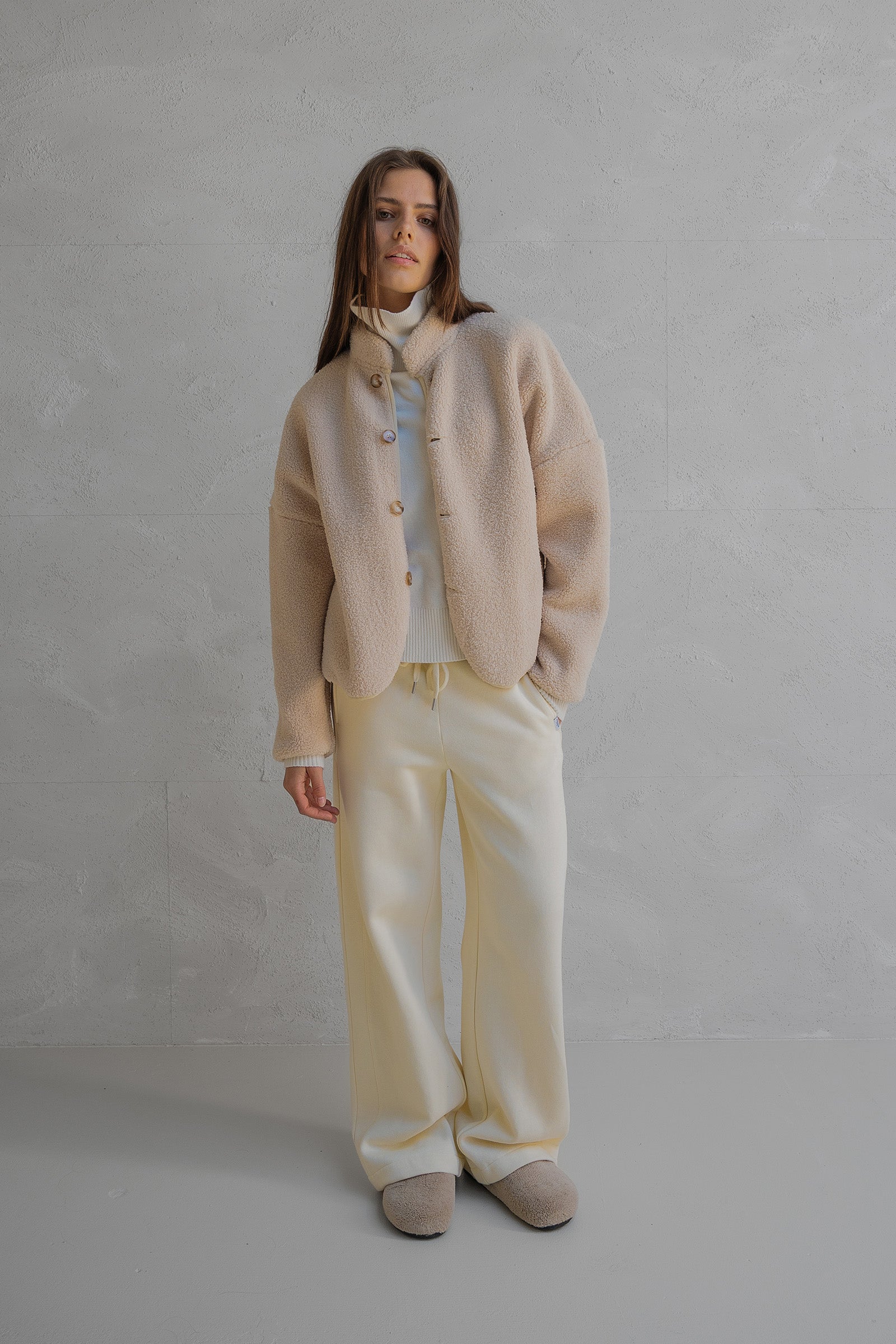 JACKET (W25C281) ECRU