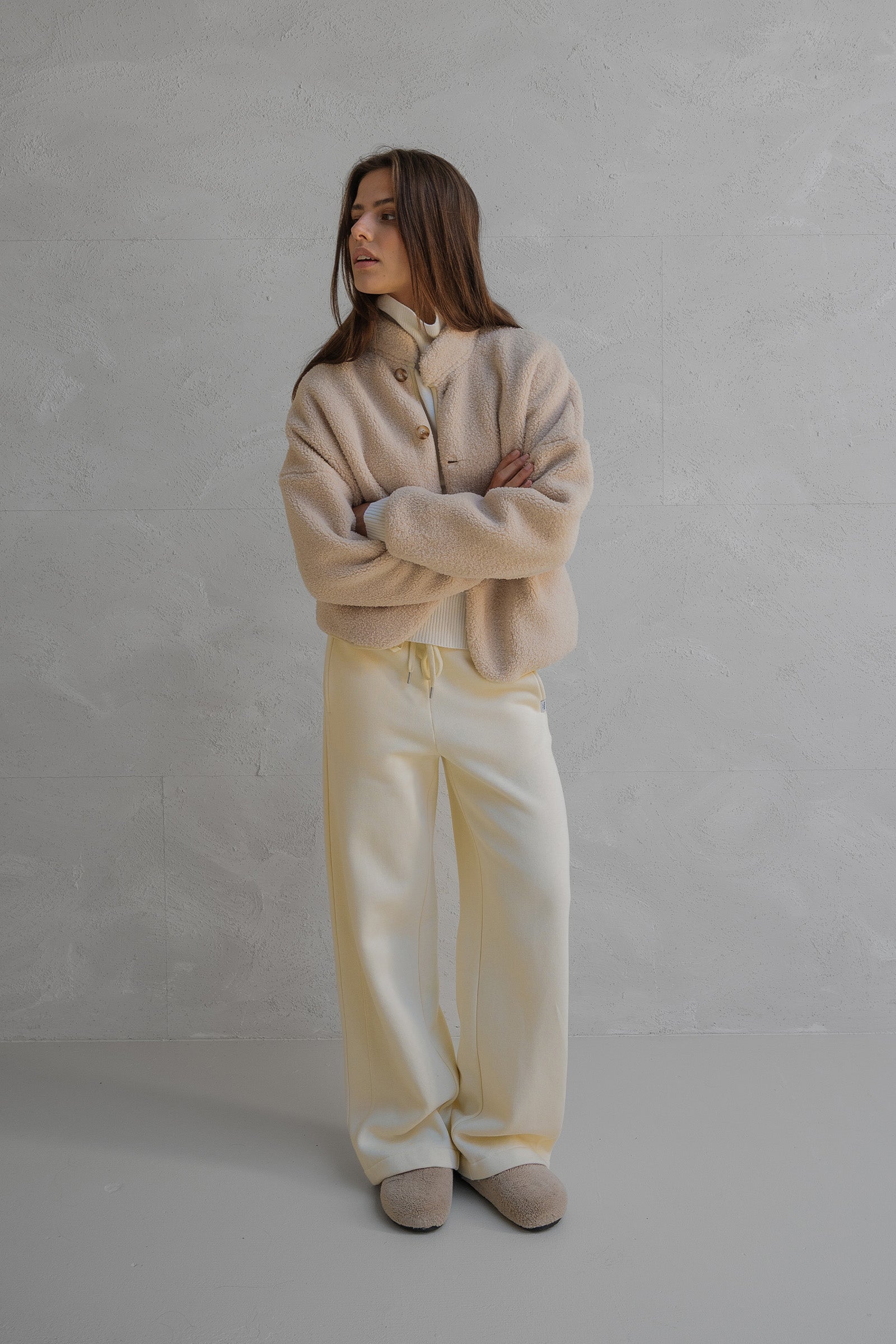 JACKET (W25C281) ECRU