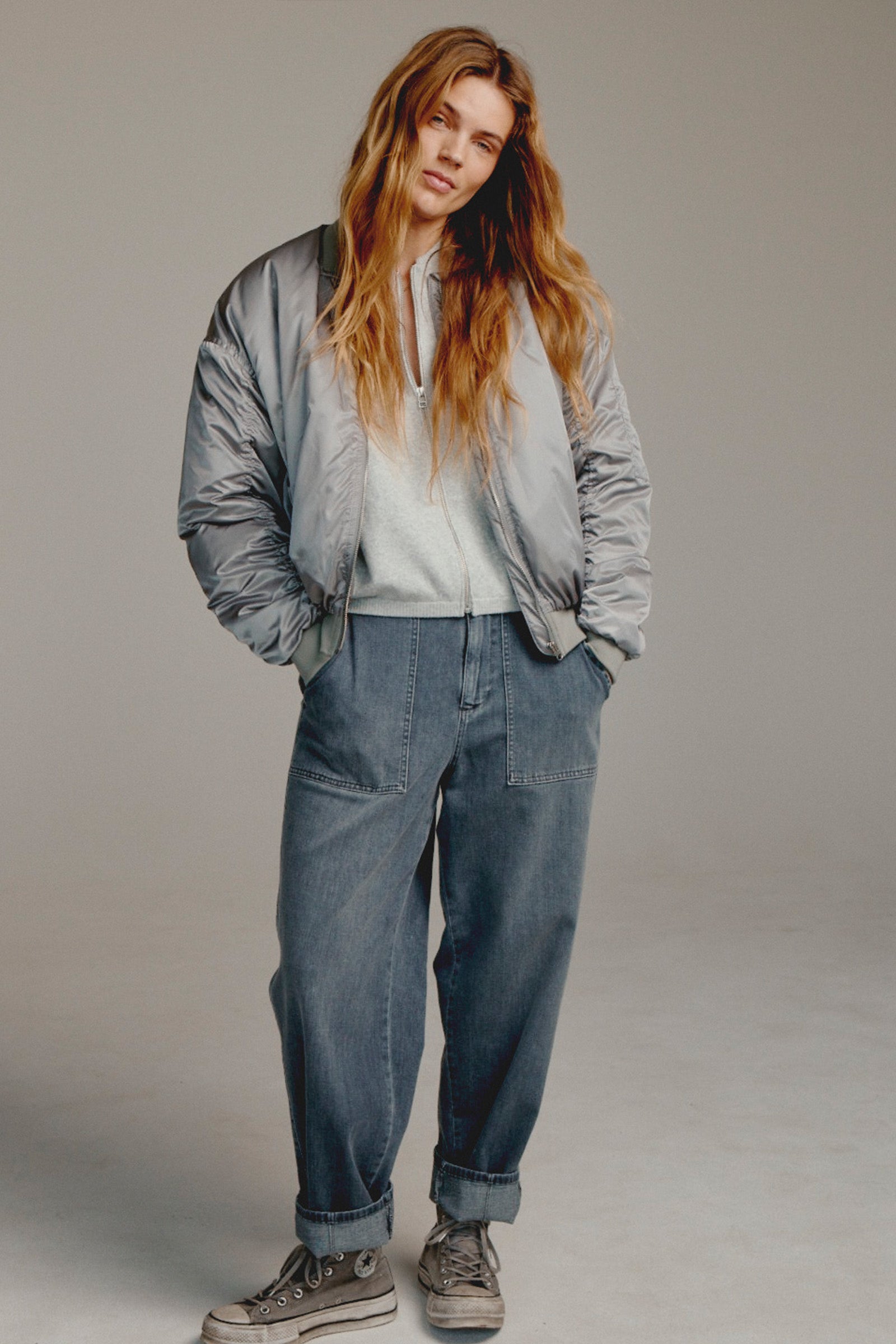 JACKET (W25C289) SILVER