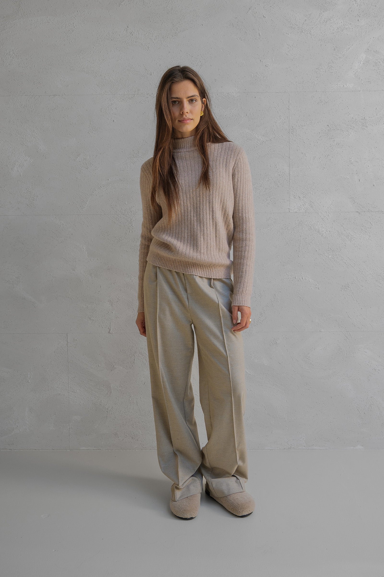 JUMPER (W25C293) CAMEL MELANGE