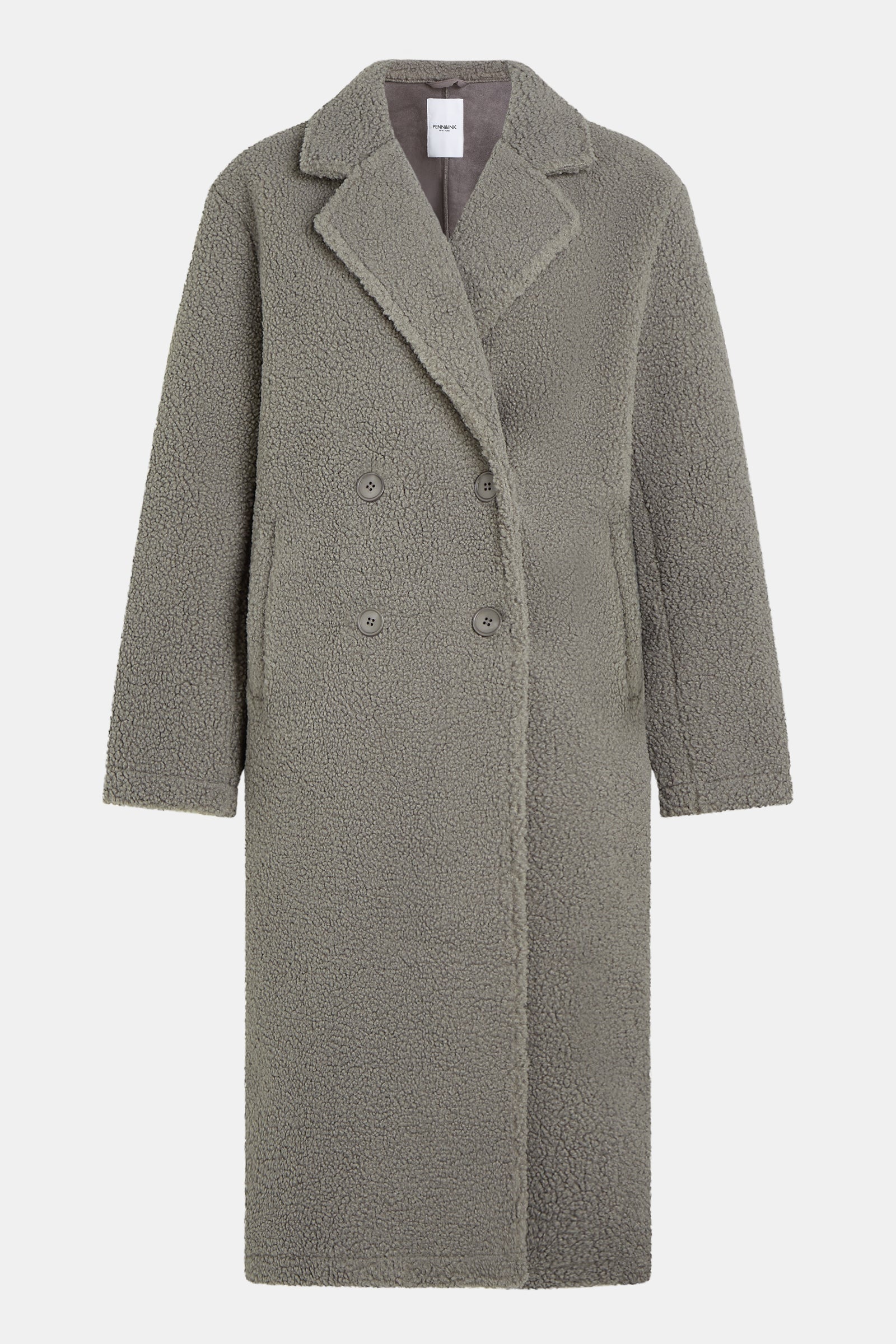 COAT (W25C309) LIGHT GREY