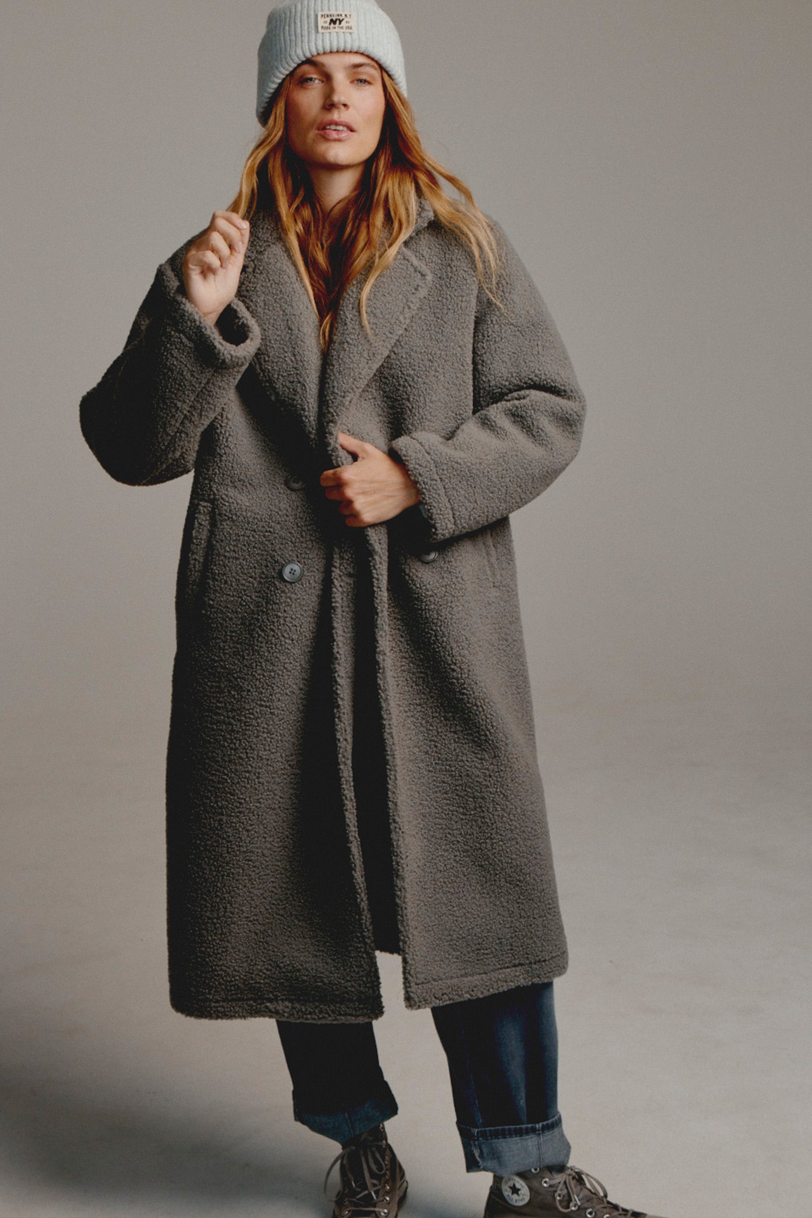 COAT (W25C309) LIGHT GREY