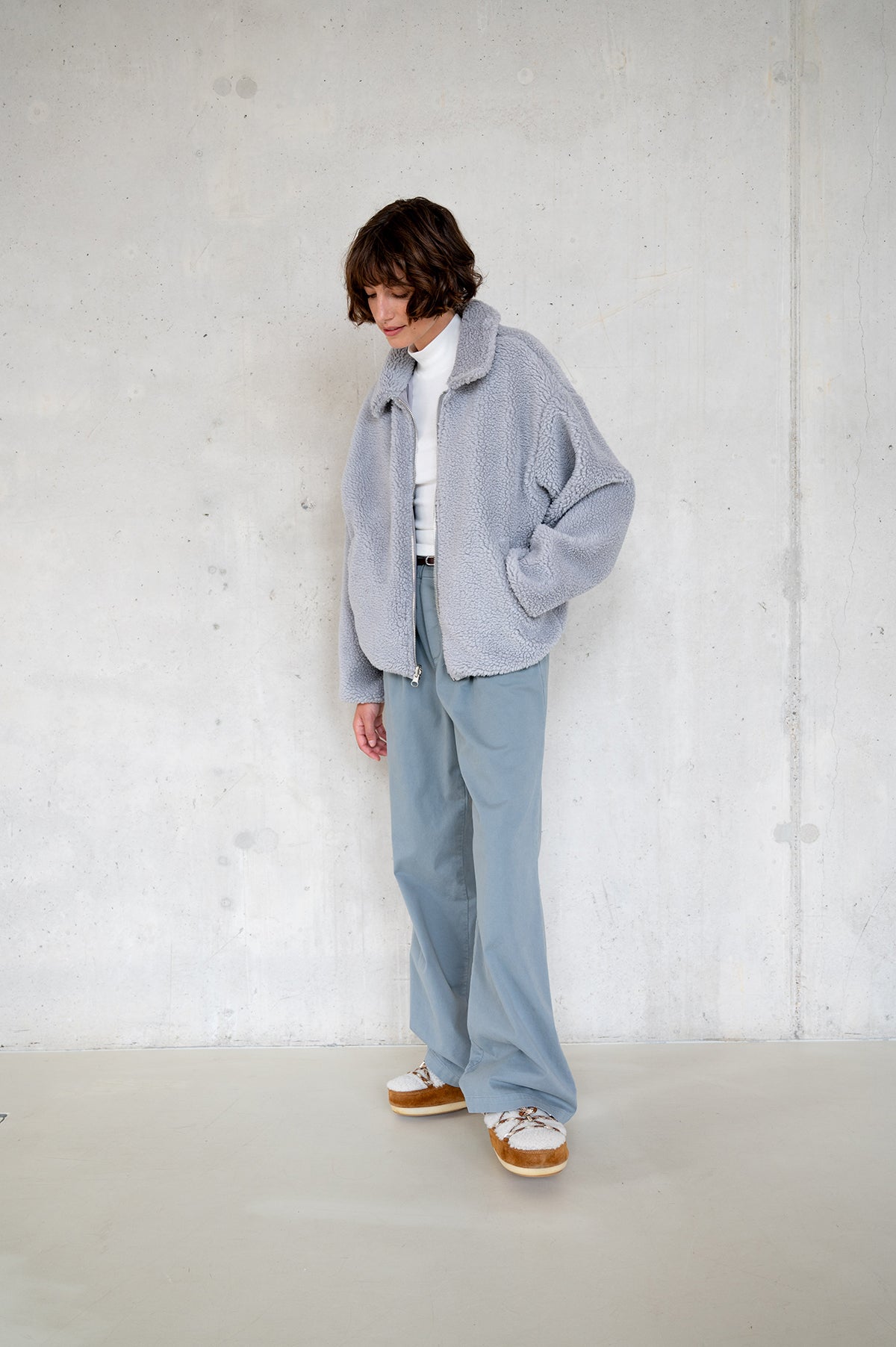 REVERSIBLE JACKET (W25C328LTD) GREY