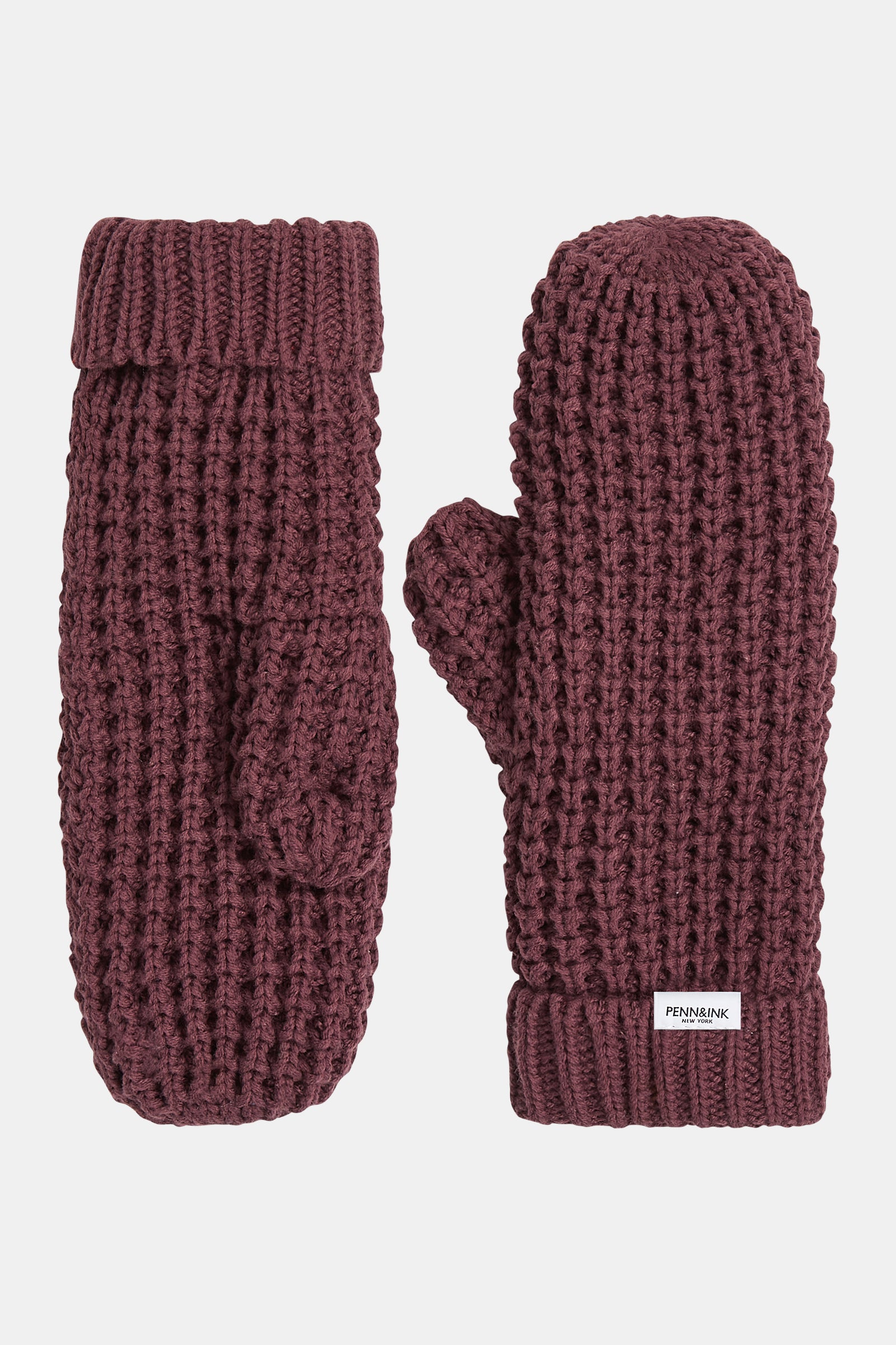 MITTENS (W25D130) AUBERGINE