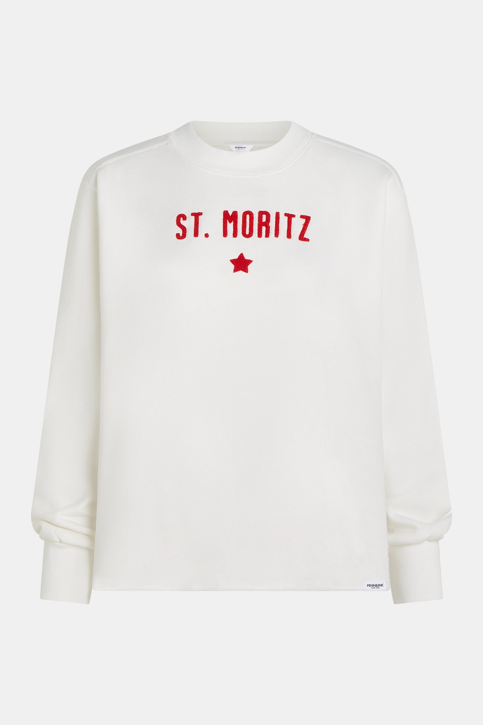 SWEATER PRINT (W25F1700) ECRU - TOMATO