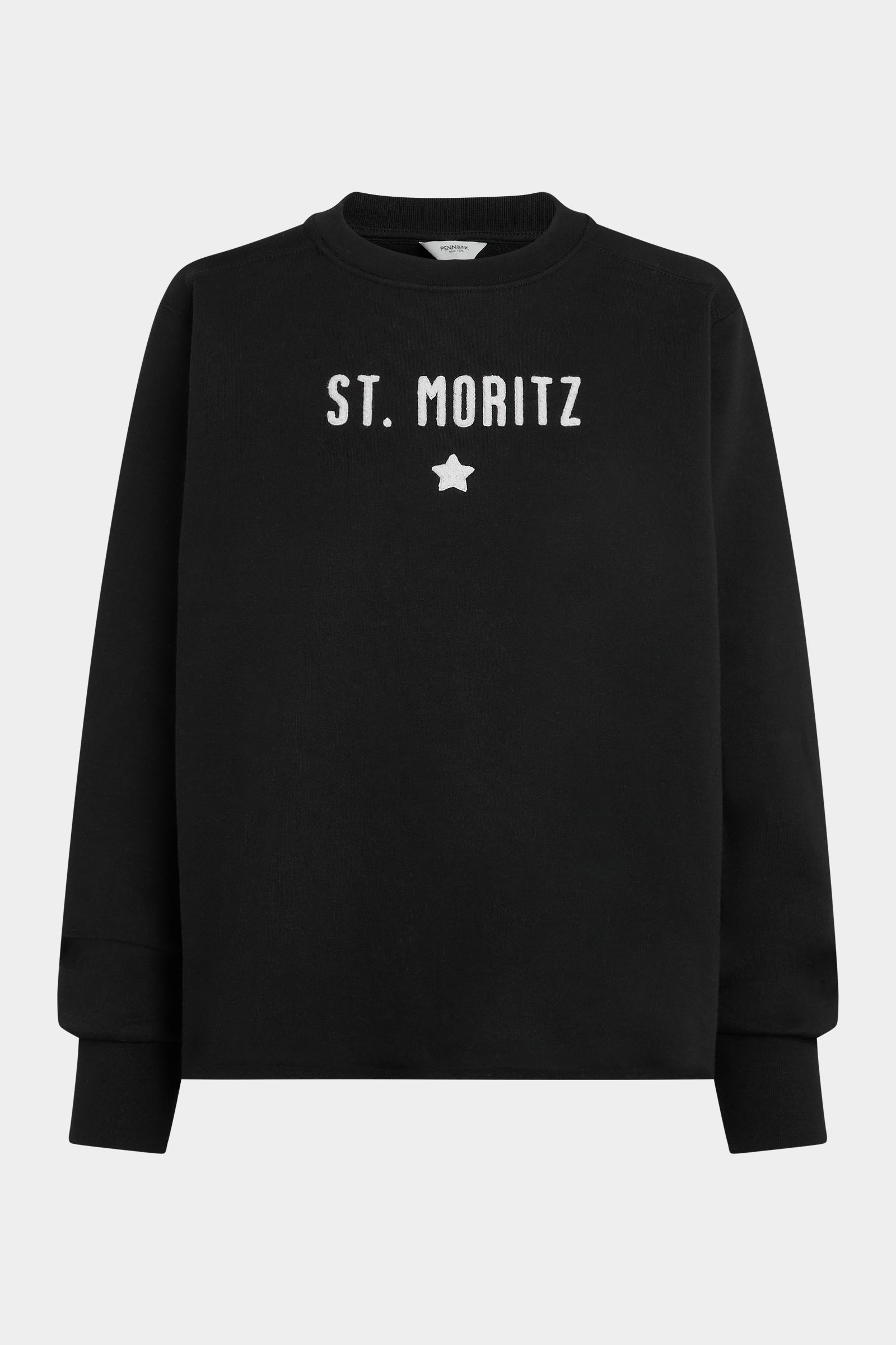 SWEATER PRINT (W25F1700) BLACK - ECRU