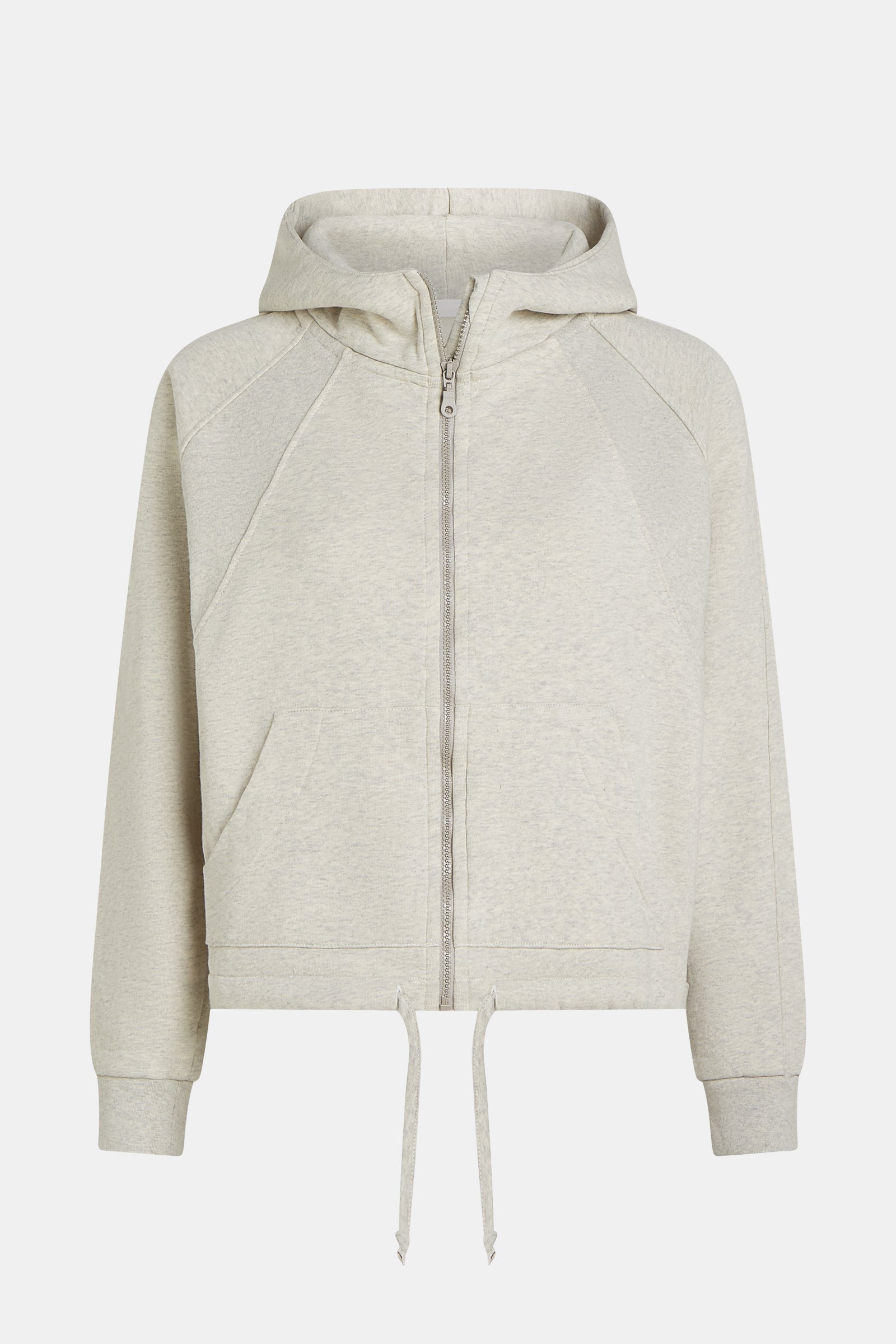 HOODIE PRINT (W25F1701) ECRU MELANGE