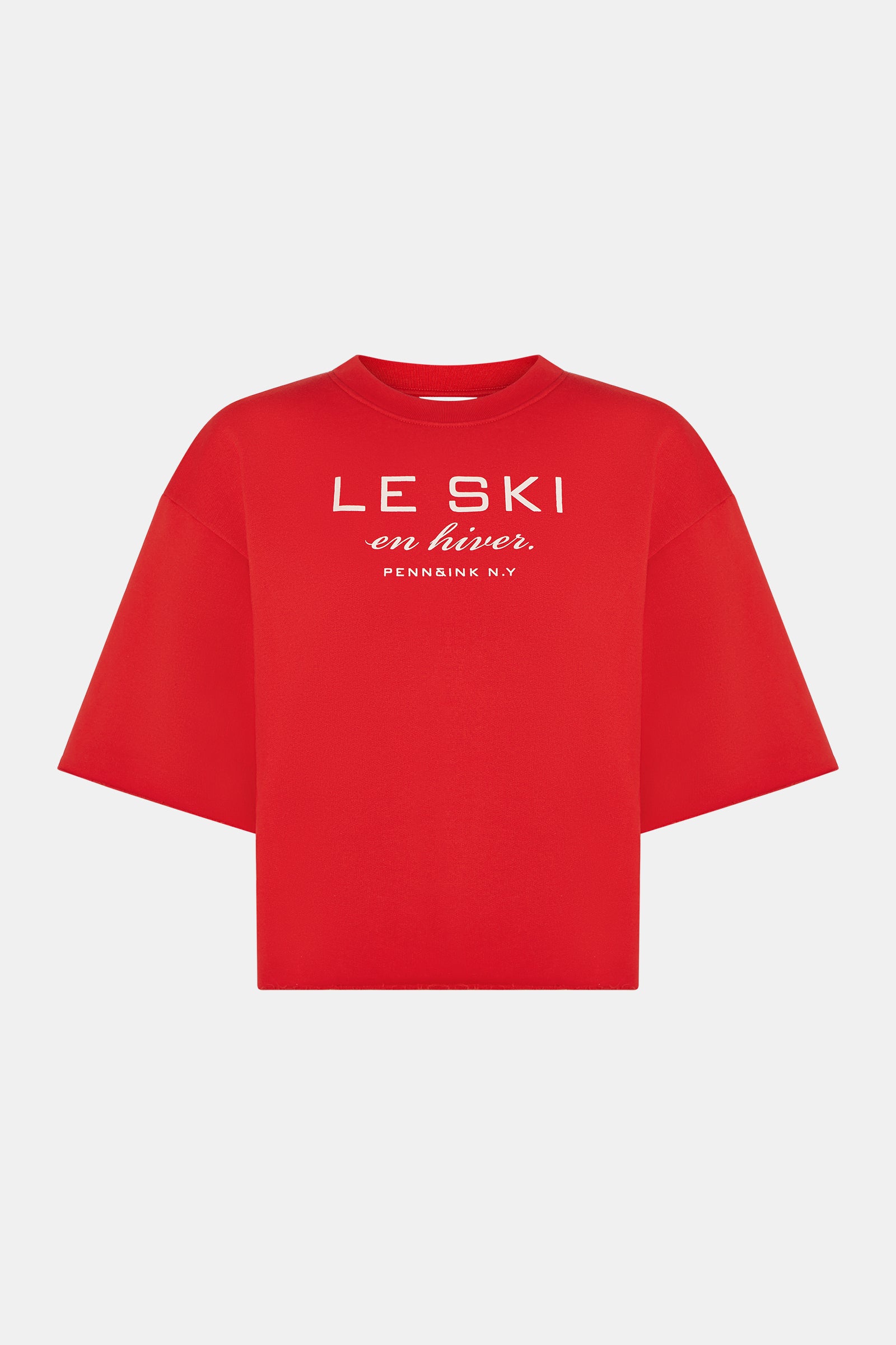 SWEATER PRINT (W25F1702) TOMATO - ECRU