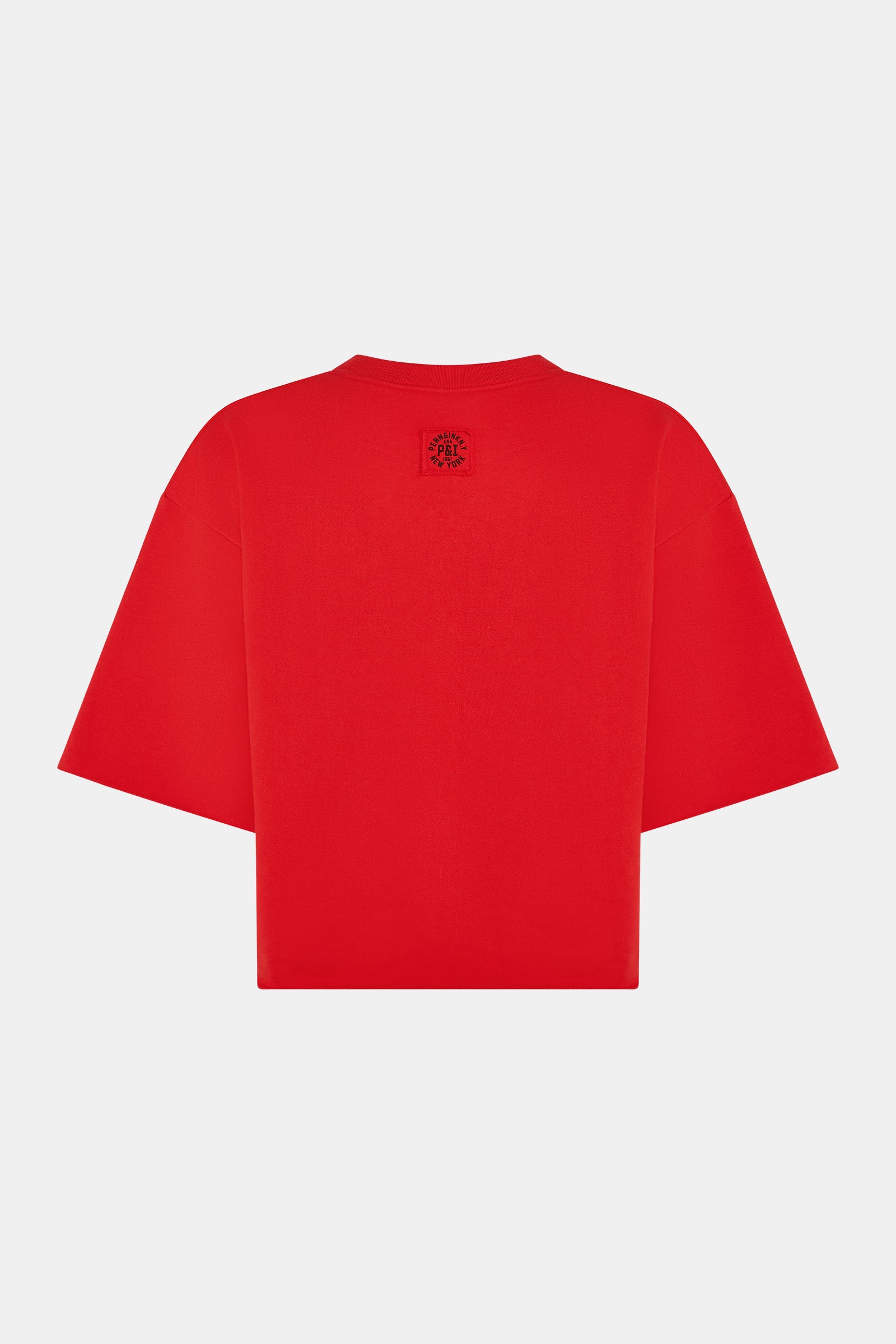 SWEATER PRINT (W25F1702) TOMATO - ECRU