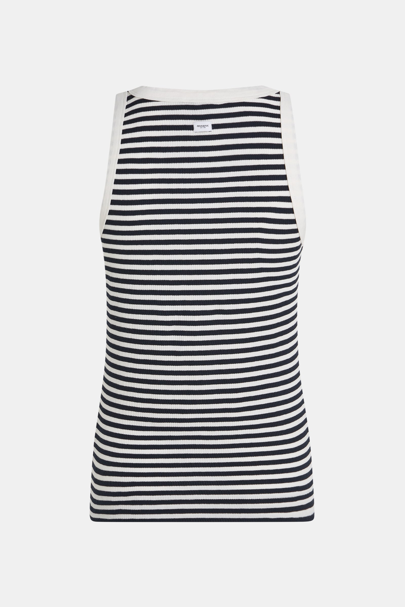 SINGLET STRIPE (W25F1718-ST) ECRU - NAVY