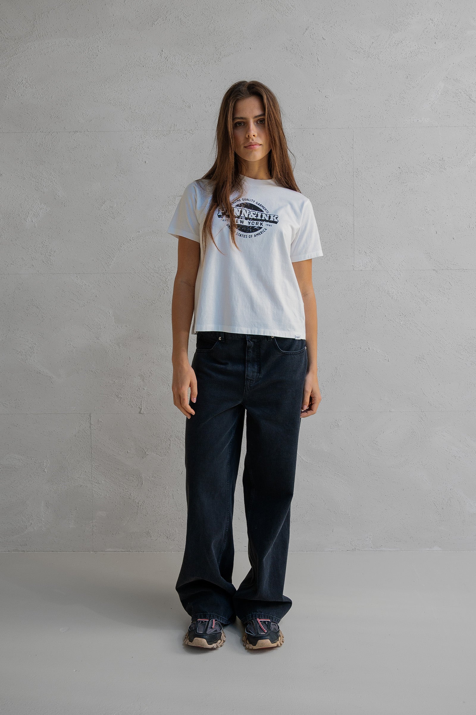 TROUSERS (W25Z780) BLACK JEANS