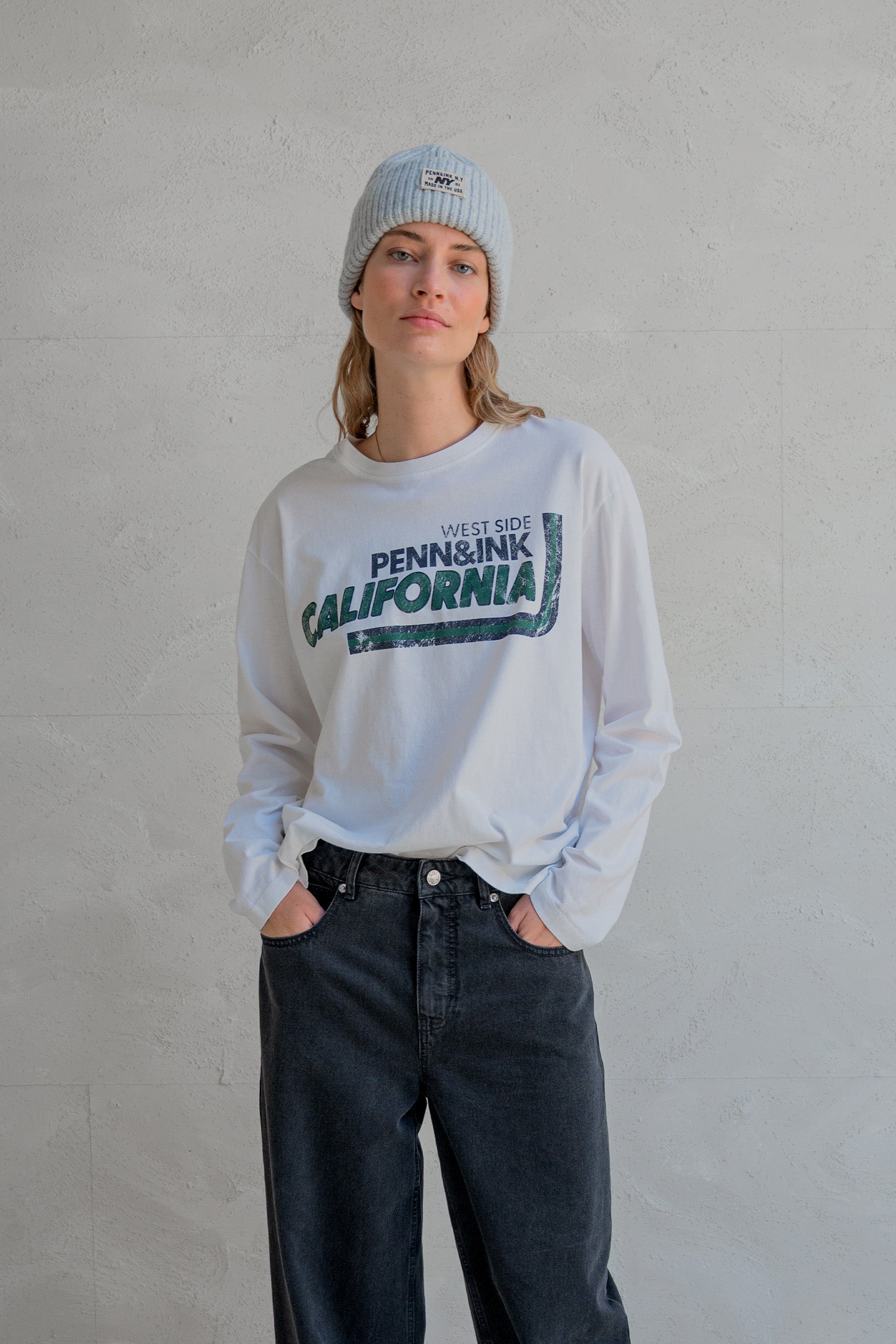 LONGSLEEVE PRINT (W25F1733) WHITE - FOREST