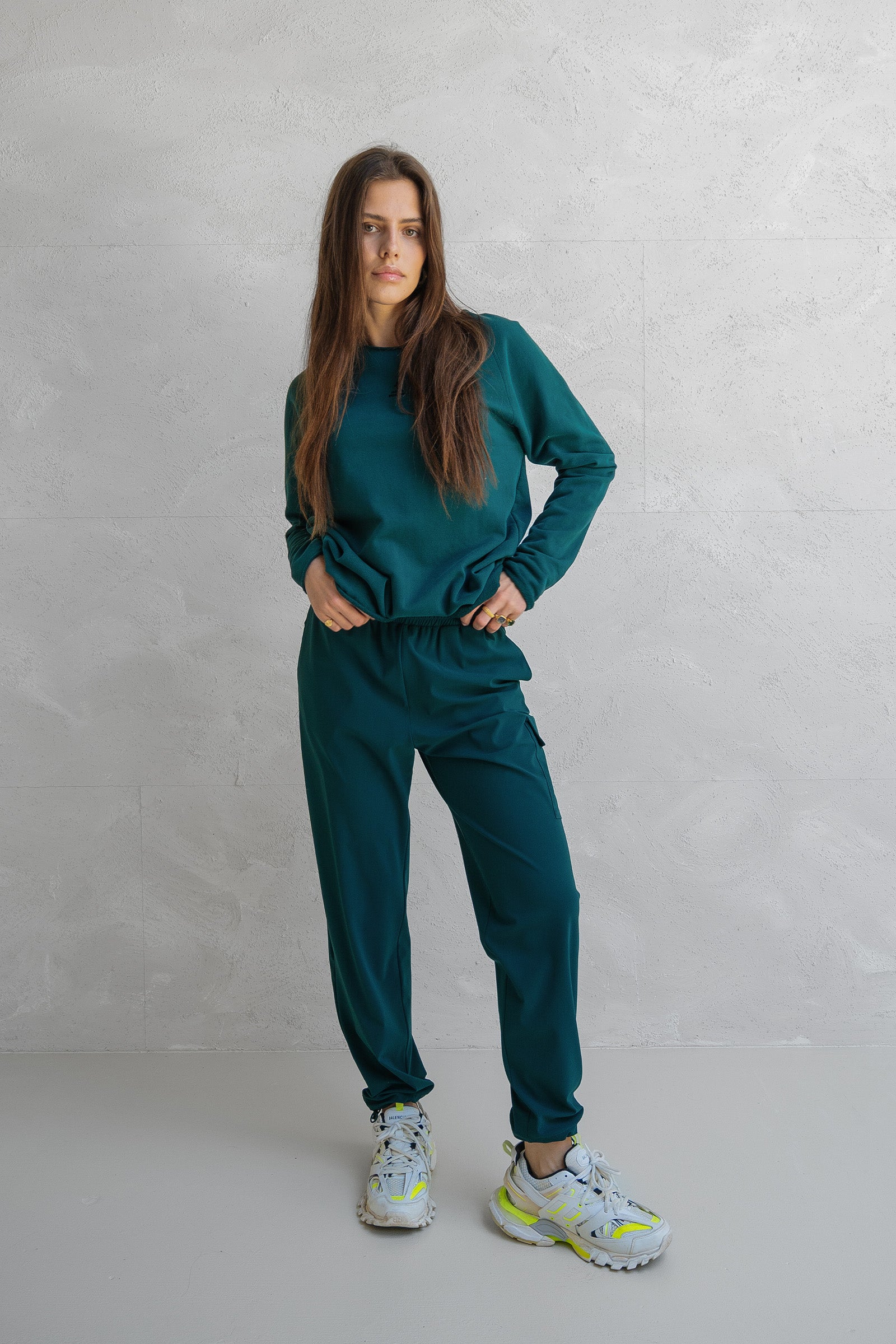 TROUSERS (W25F1738) FOREST