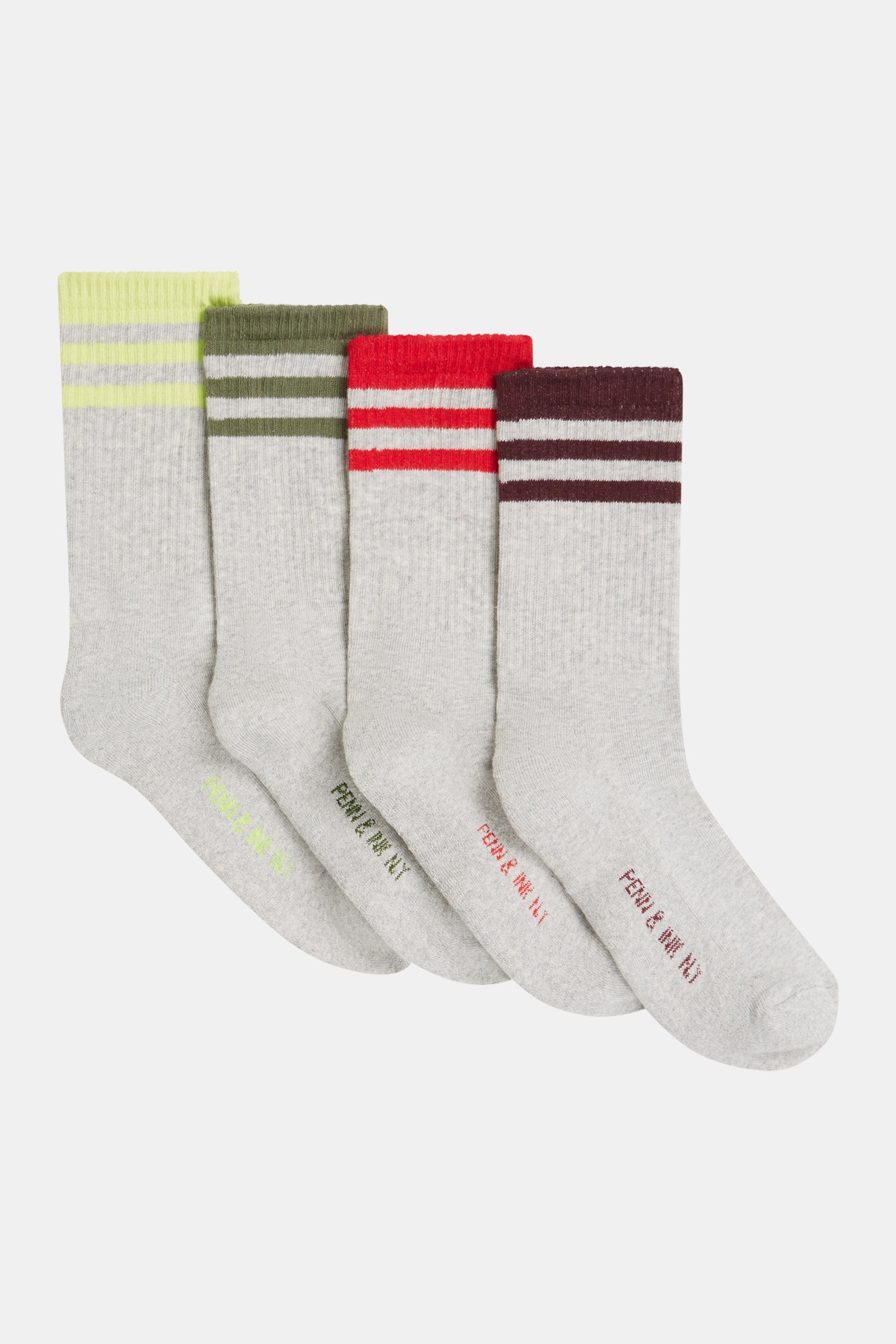 SOCKS 4-PACK (W25F1743) MULTICOLOR