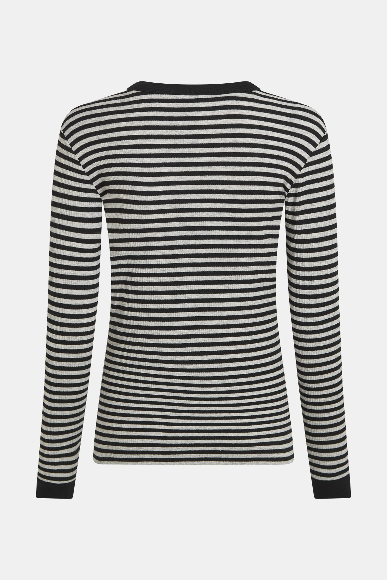 LONGSLEEVE (W25F1745-STM) BLACK - GREY MELANGE