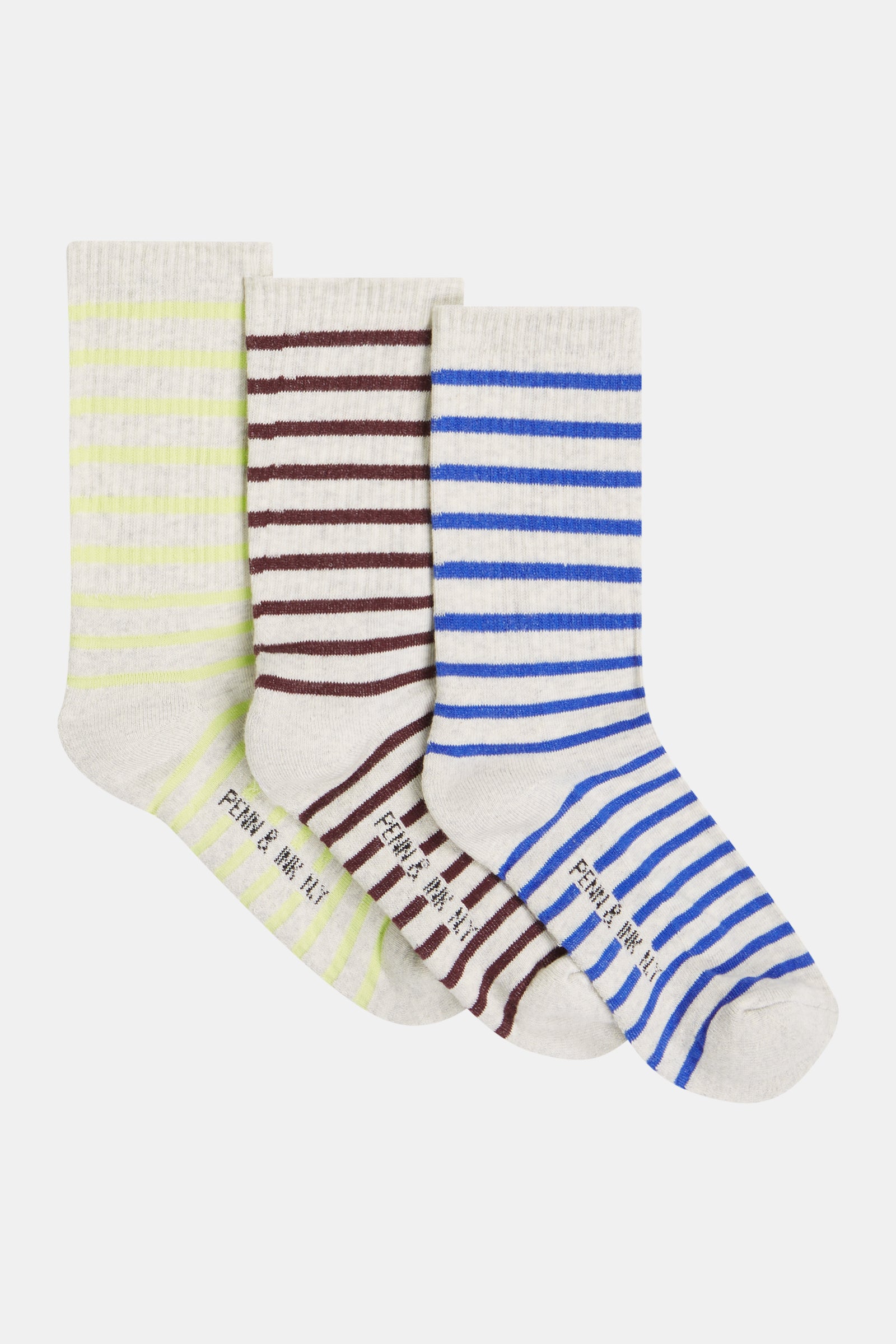 SOCKS 3-PACK (W25F1749) MULTICOLOR