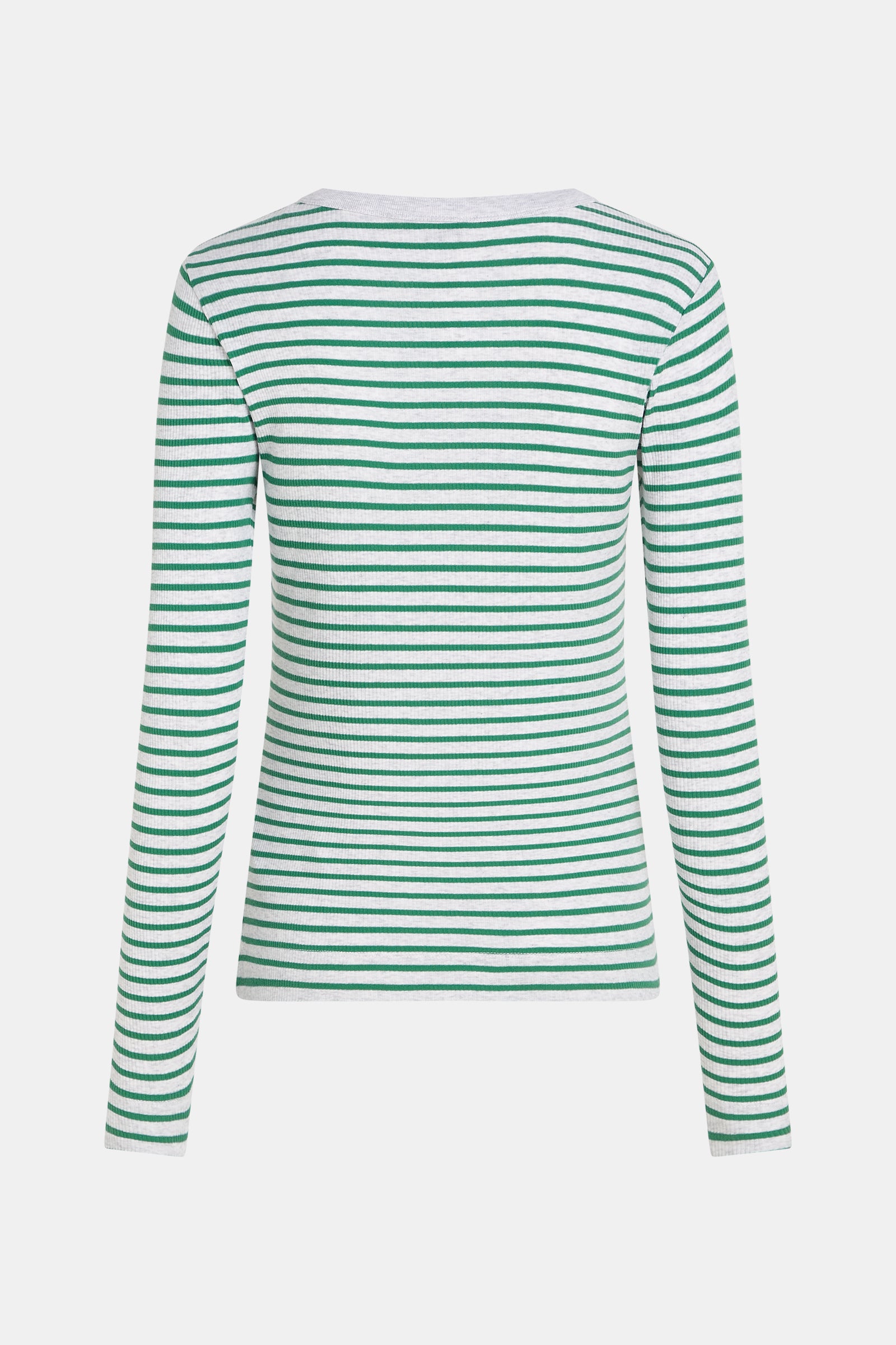 LONGSLEEVE MELANGE STRIPE (W25F1762LTD-M) GREY MELANGE - GREEN