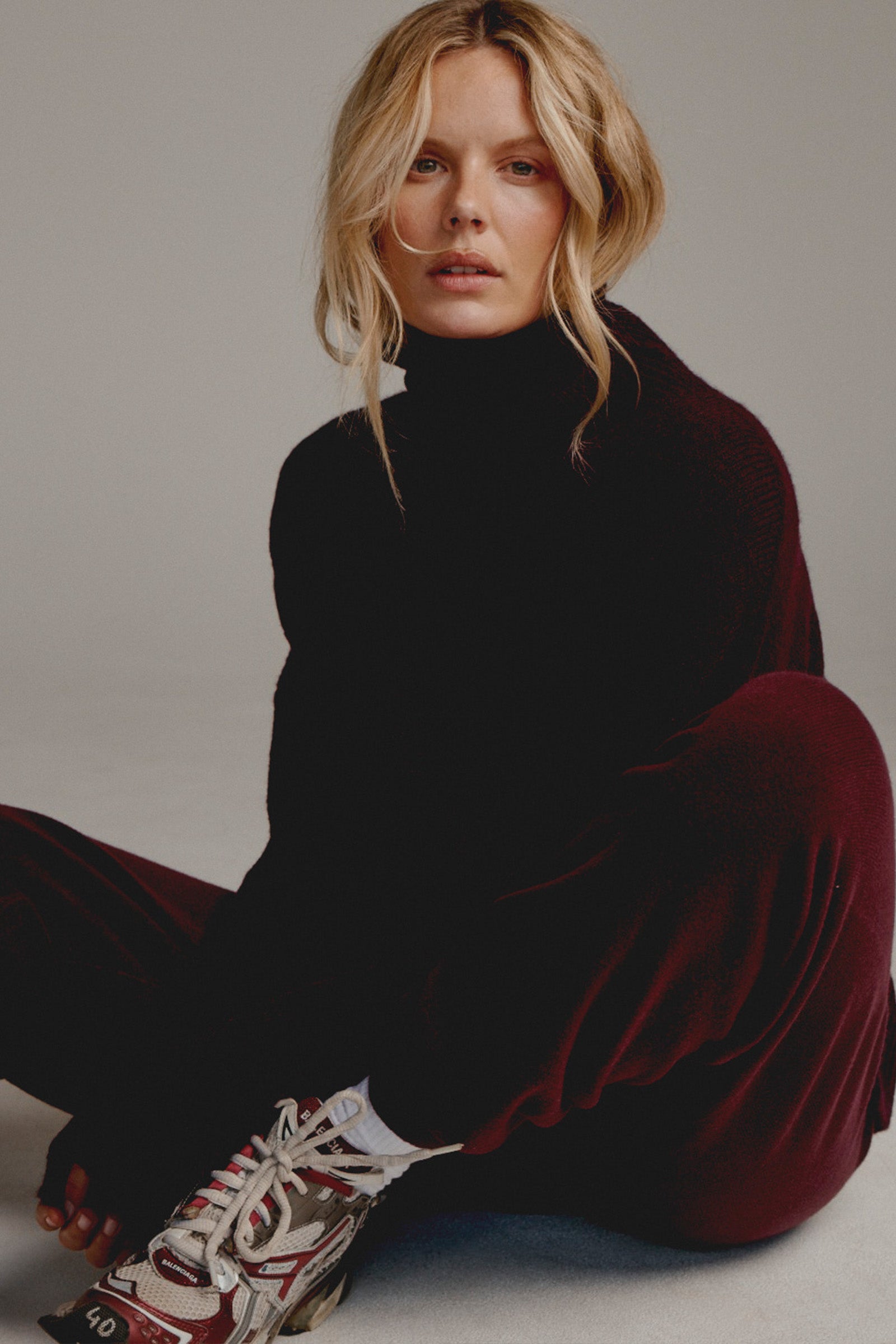 JUMPER (W25L247) AUBERGINE