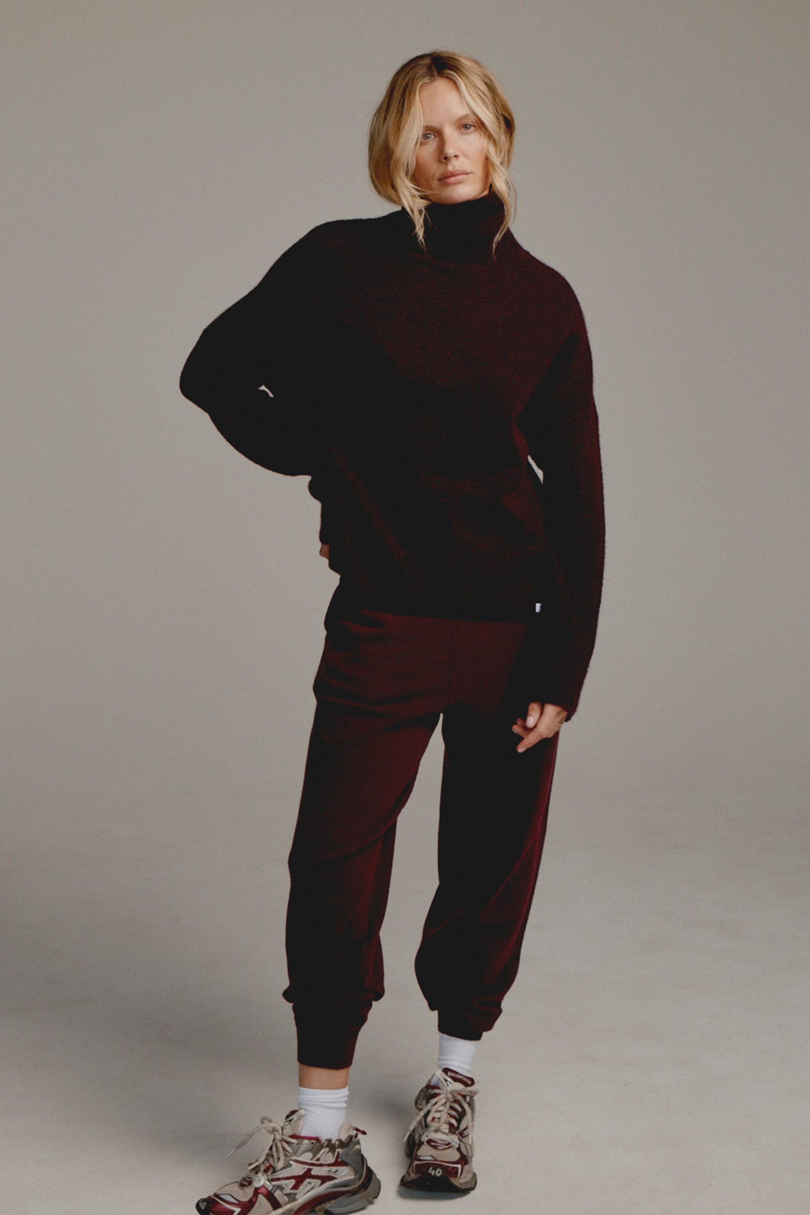 JUMPER (W25L247) AUBERGINE