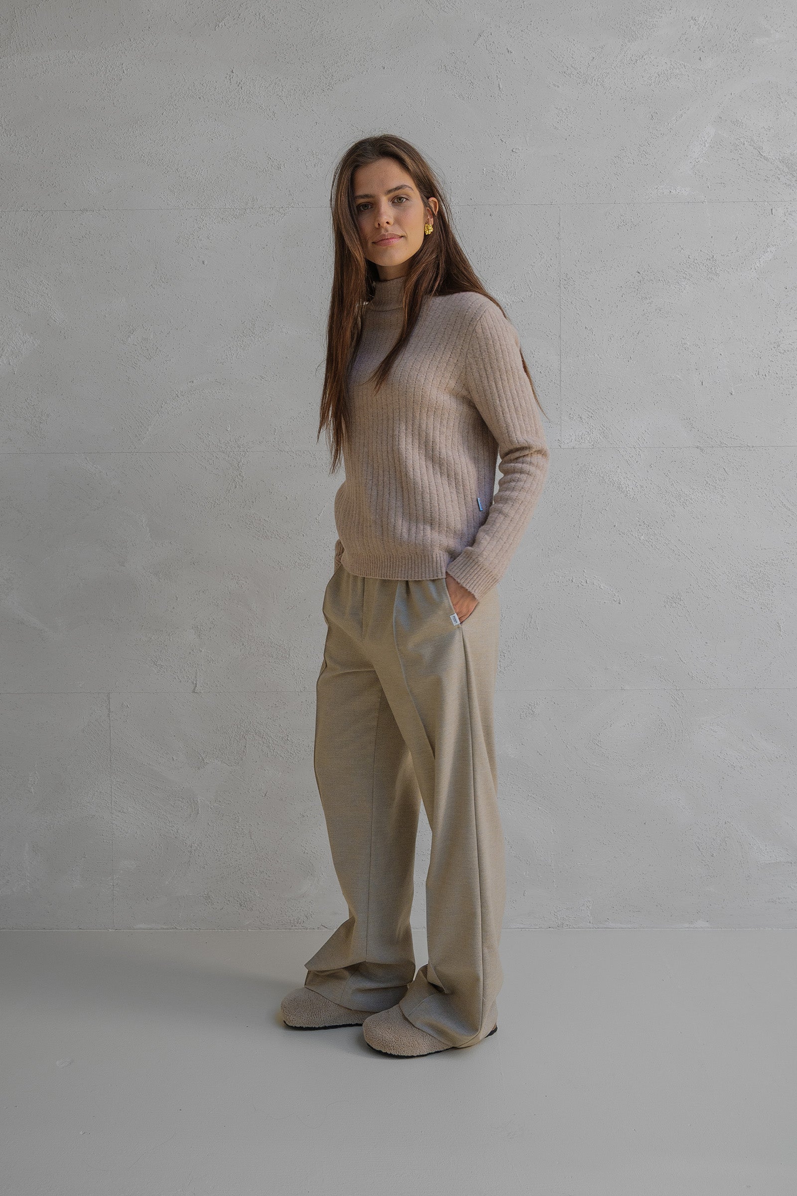TROUSERS (W25N1621) NATUREL