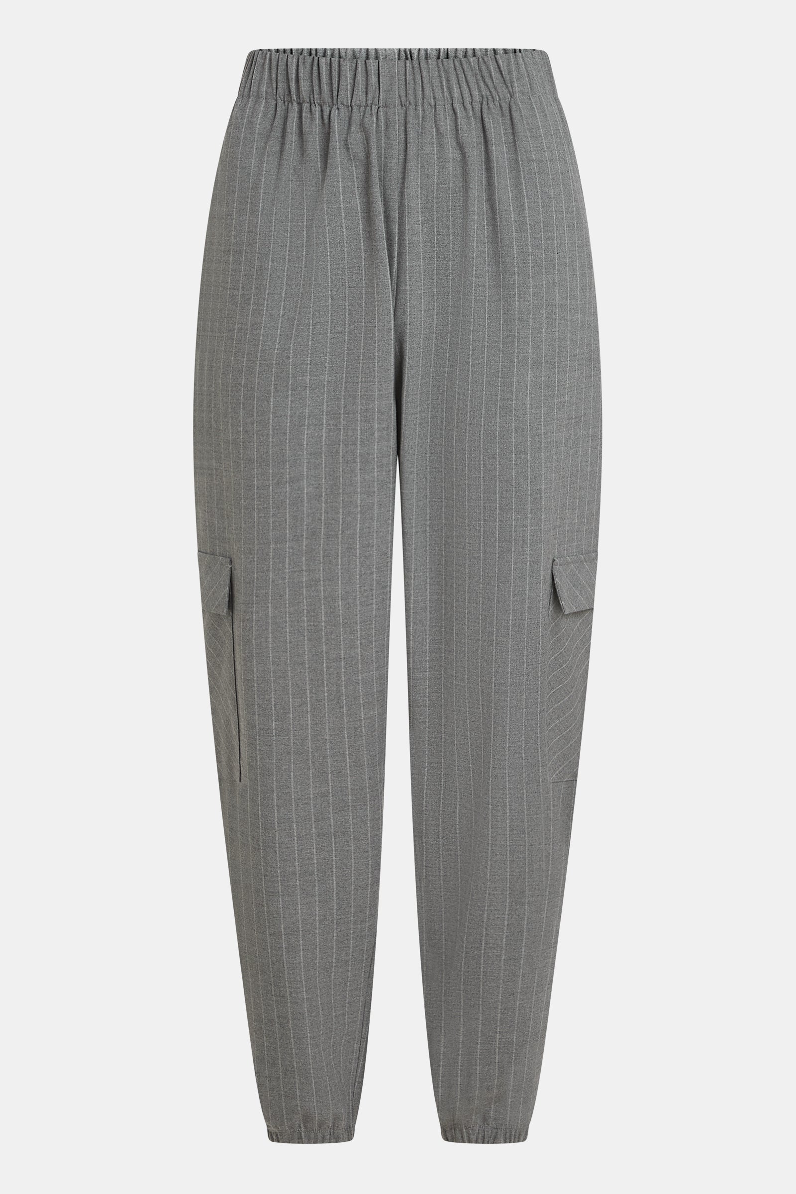 TROUSERS STRIPE (W25N1624) GREY MELANGE
