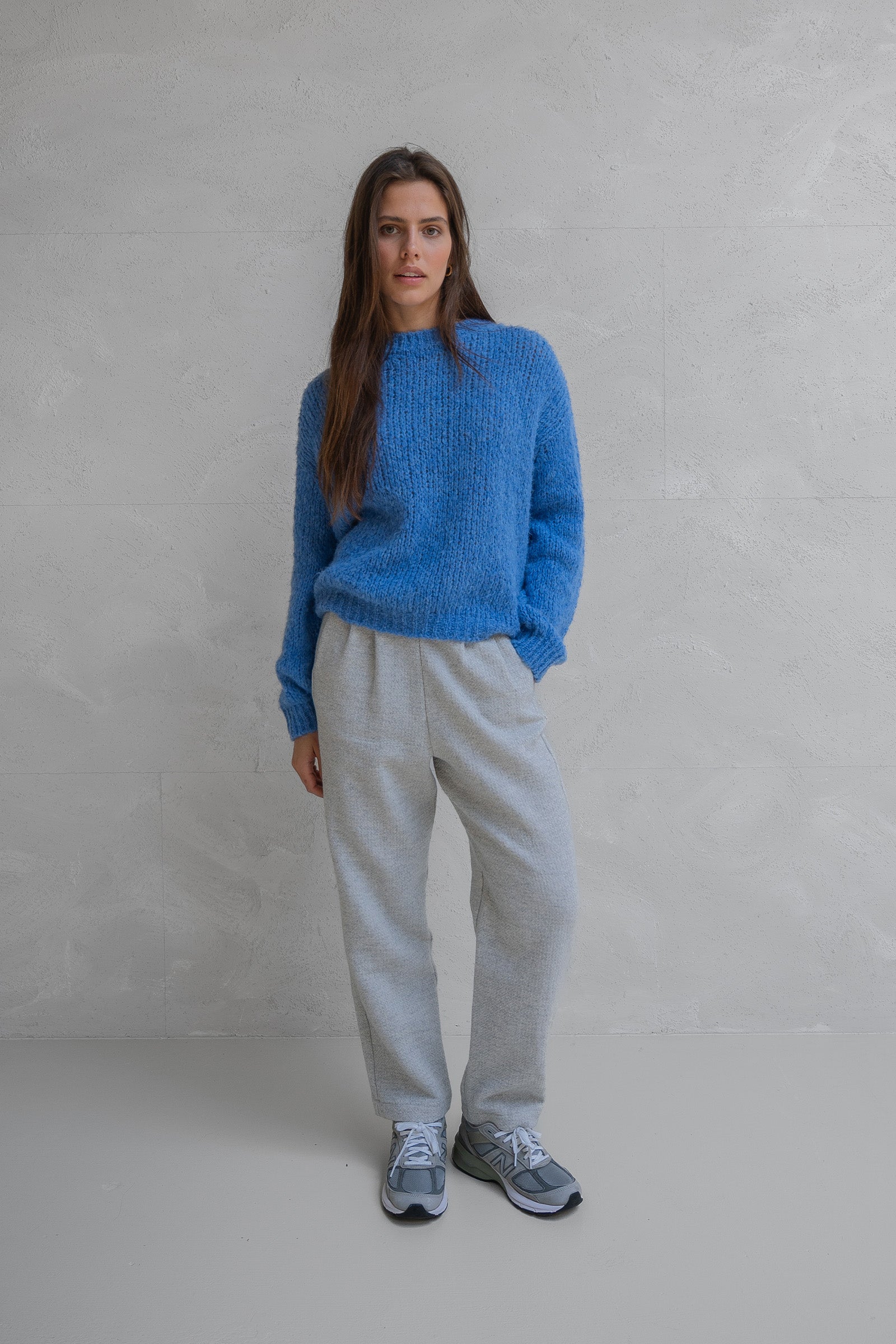 TROUSERS (W25N1627) GREY MELANGE