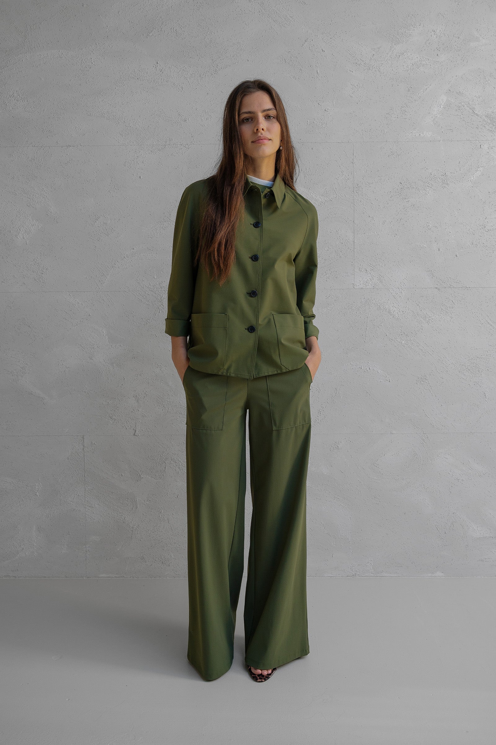 JACKET (W25N1640) KHAKI