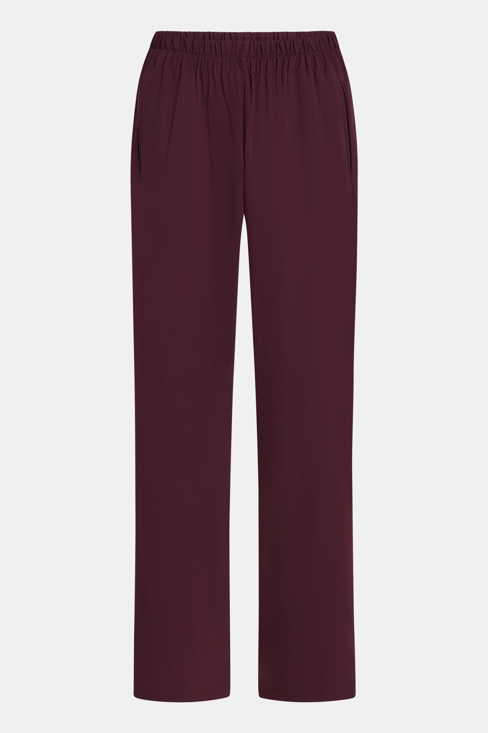 TROUSERS (W25N1643) AUBERGINE