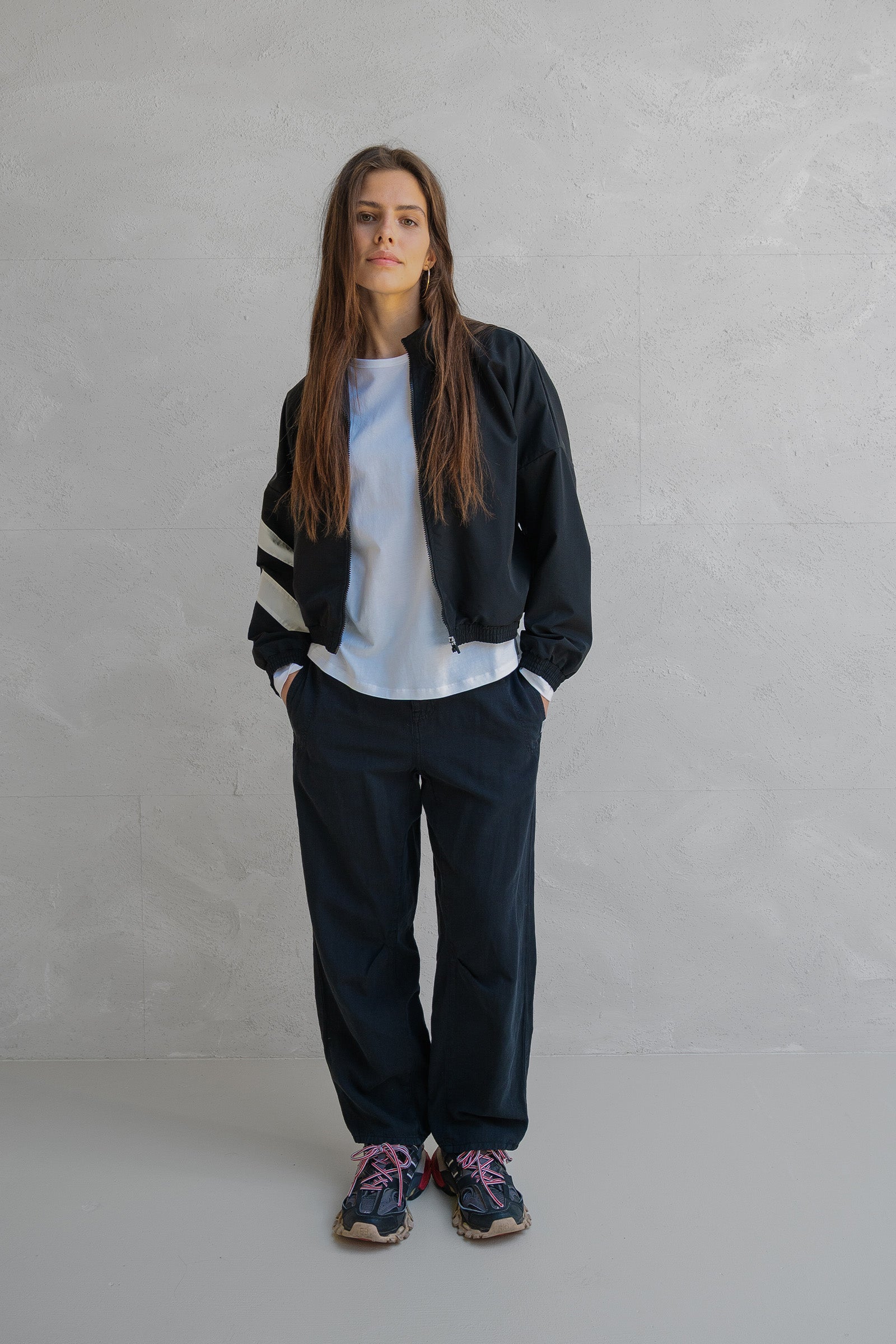 CARDIGAN (W25T1196) BLACK - ECRU