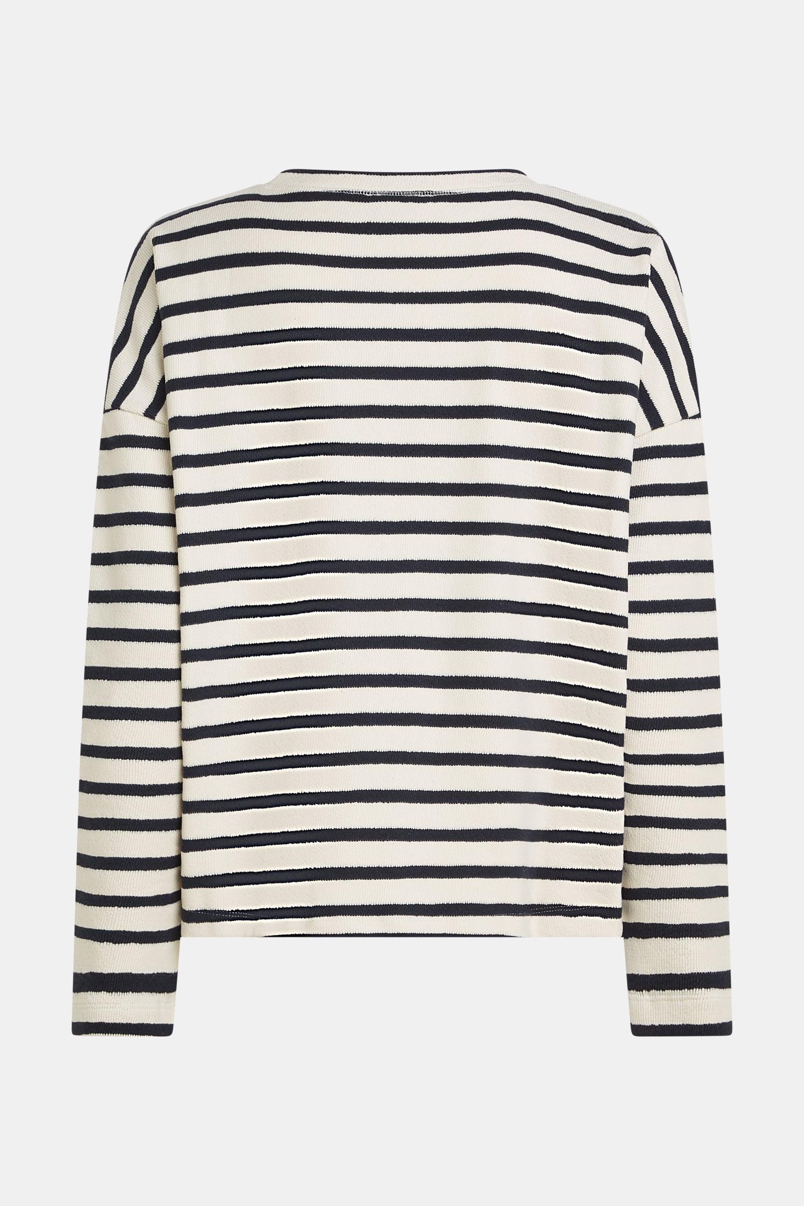 SWEATER STRIPE (W25T1205) NAVY - ECRU