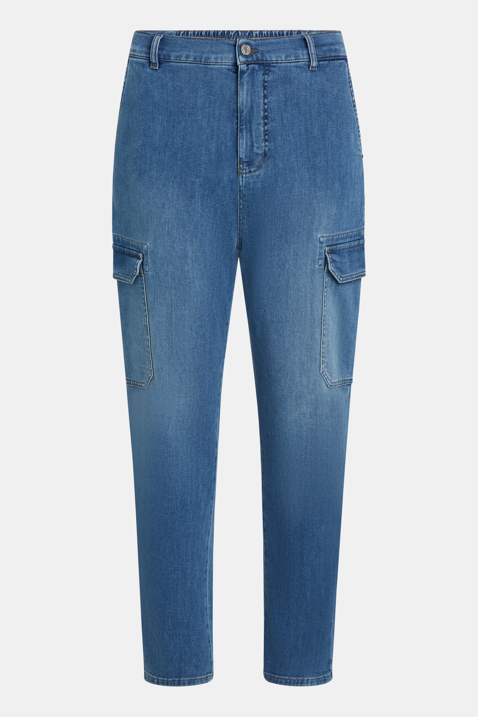 TROUSERS (W25Z783) MID BLUE JEANS