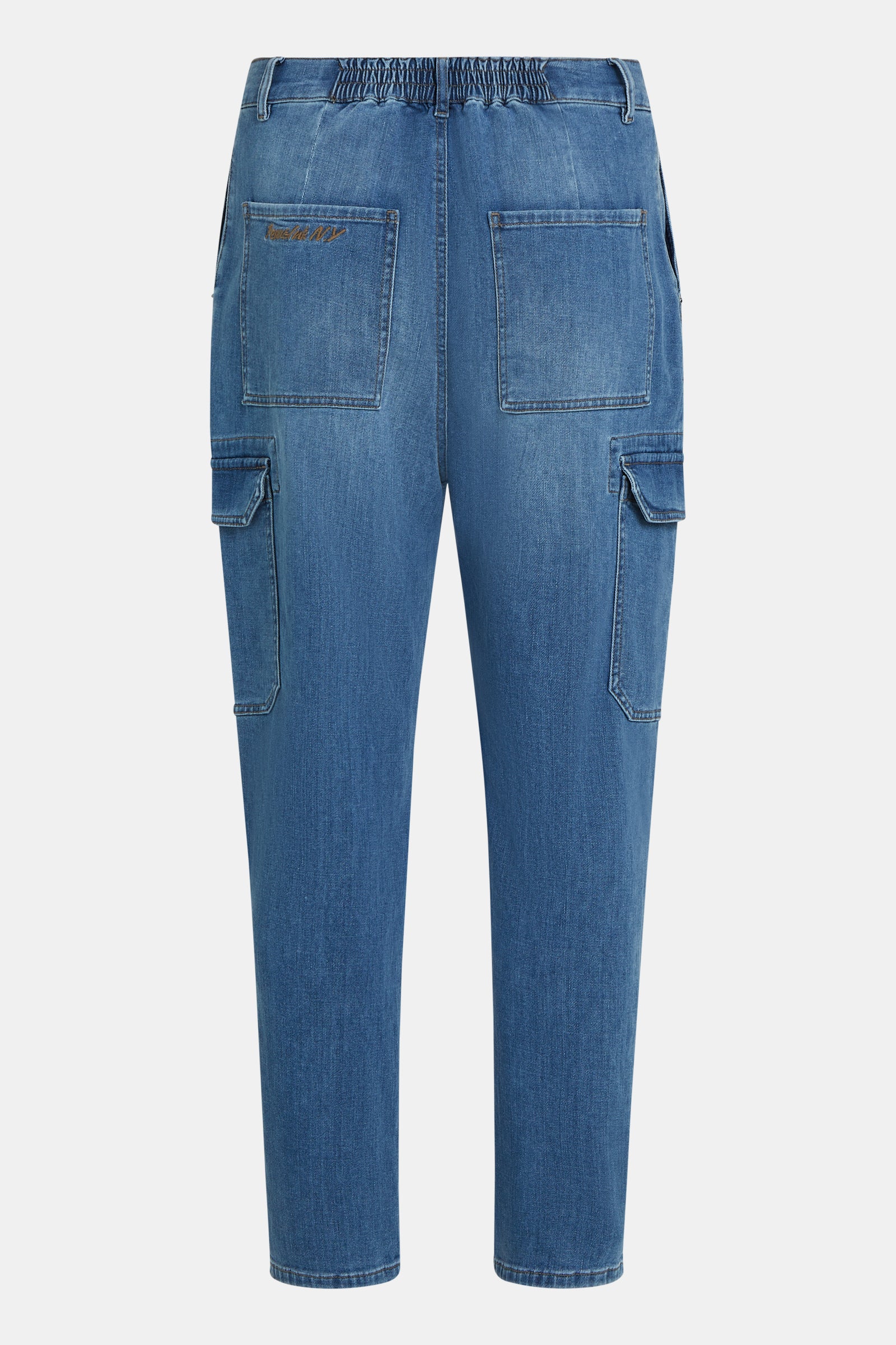 TROUSERS (W25Z783) MID BLUE JEANS