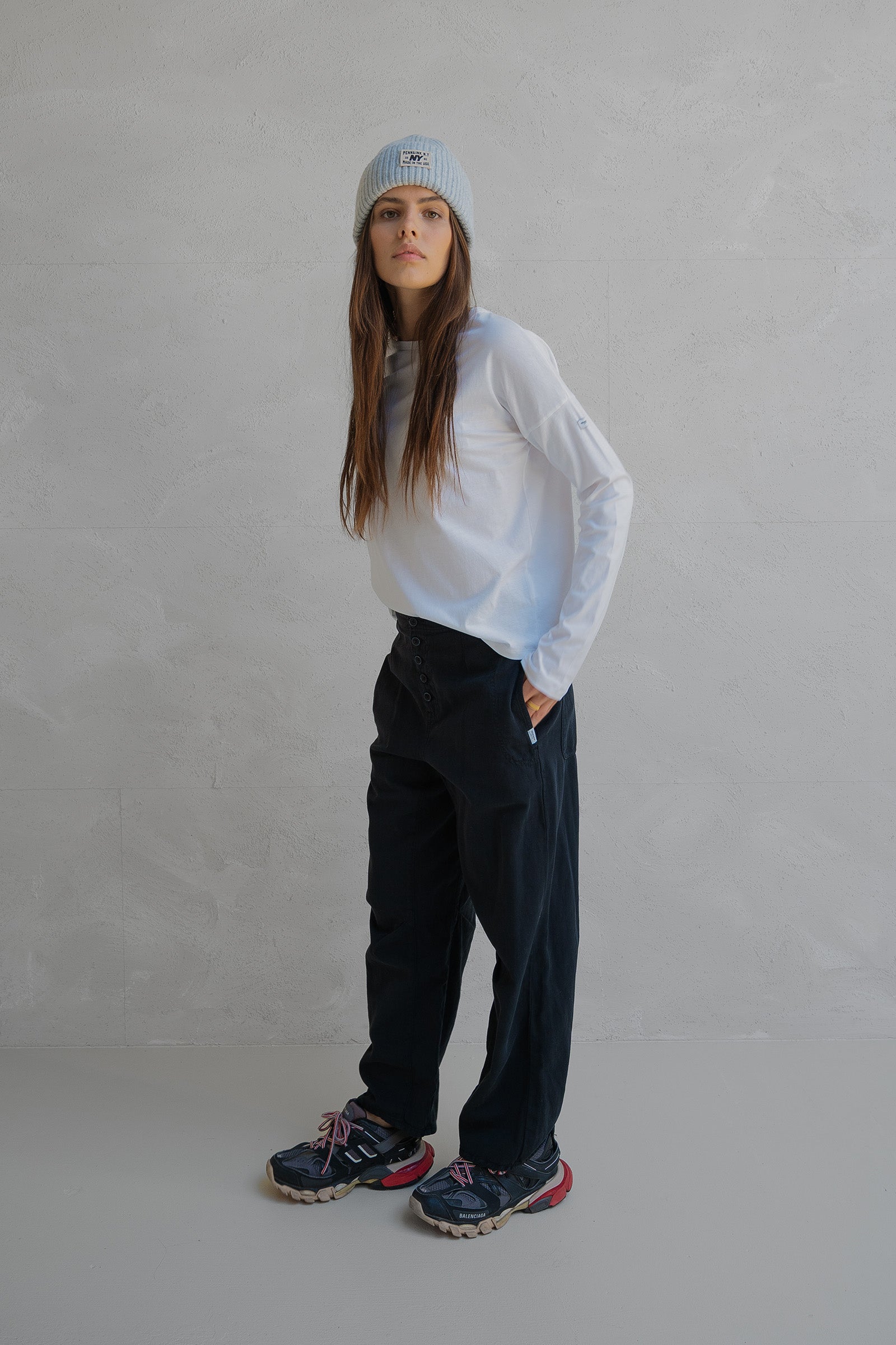 TROUSERS (W25Z792) DARK