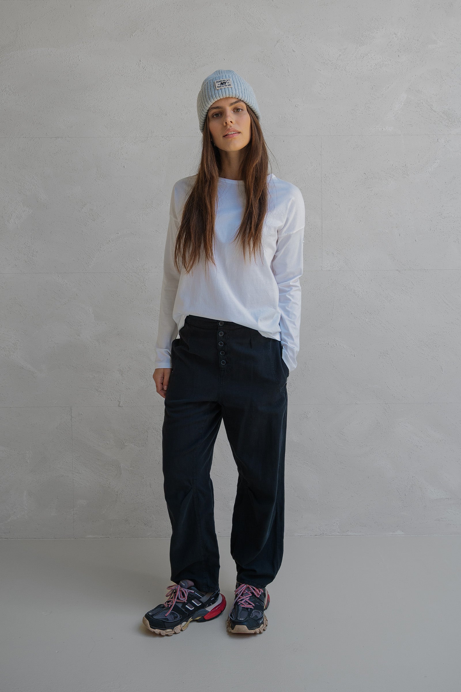 TROUSERS (W25Z792) DARK