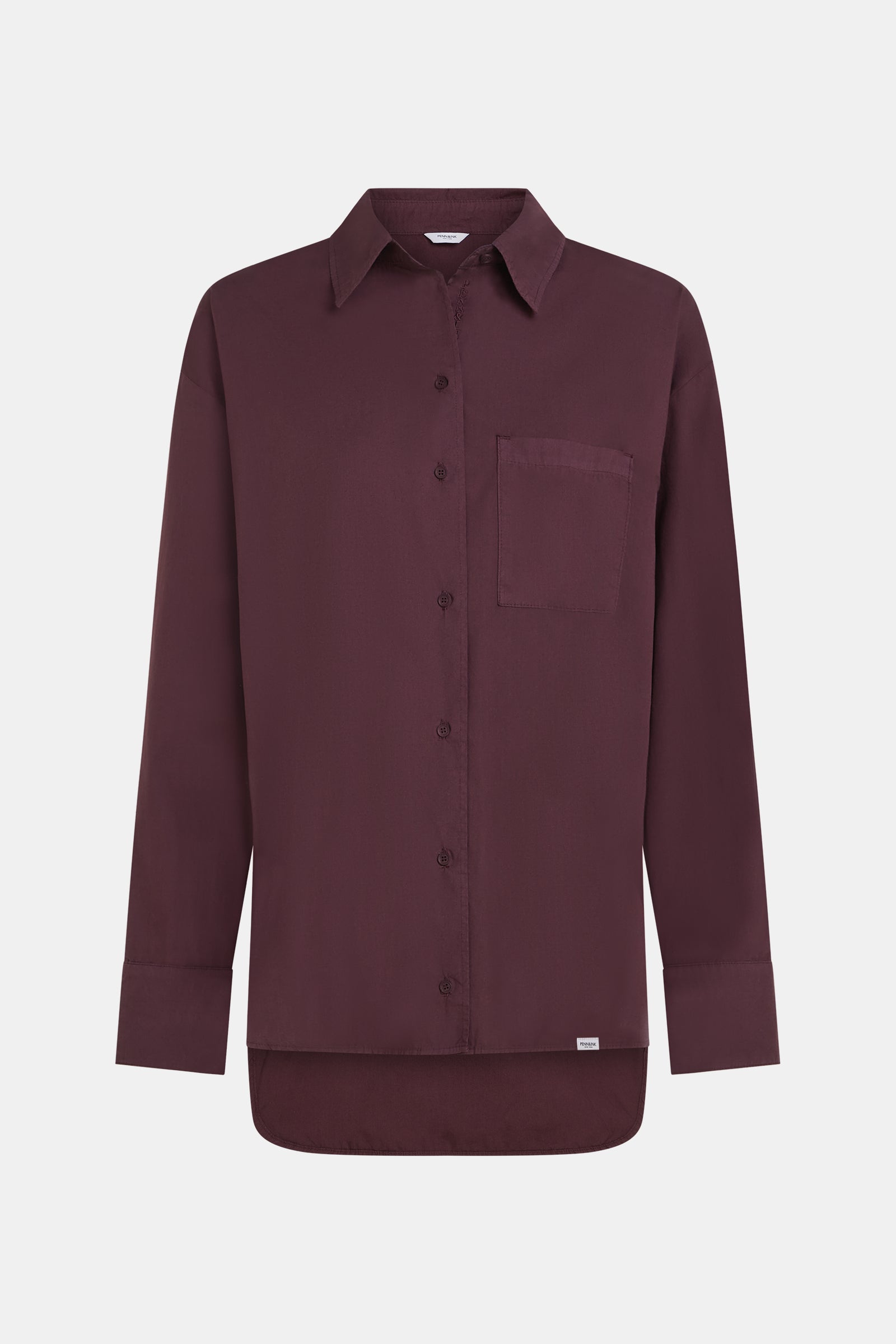 BLOUSE (W25Z795) AUBERGINE