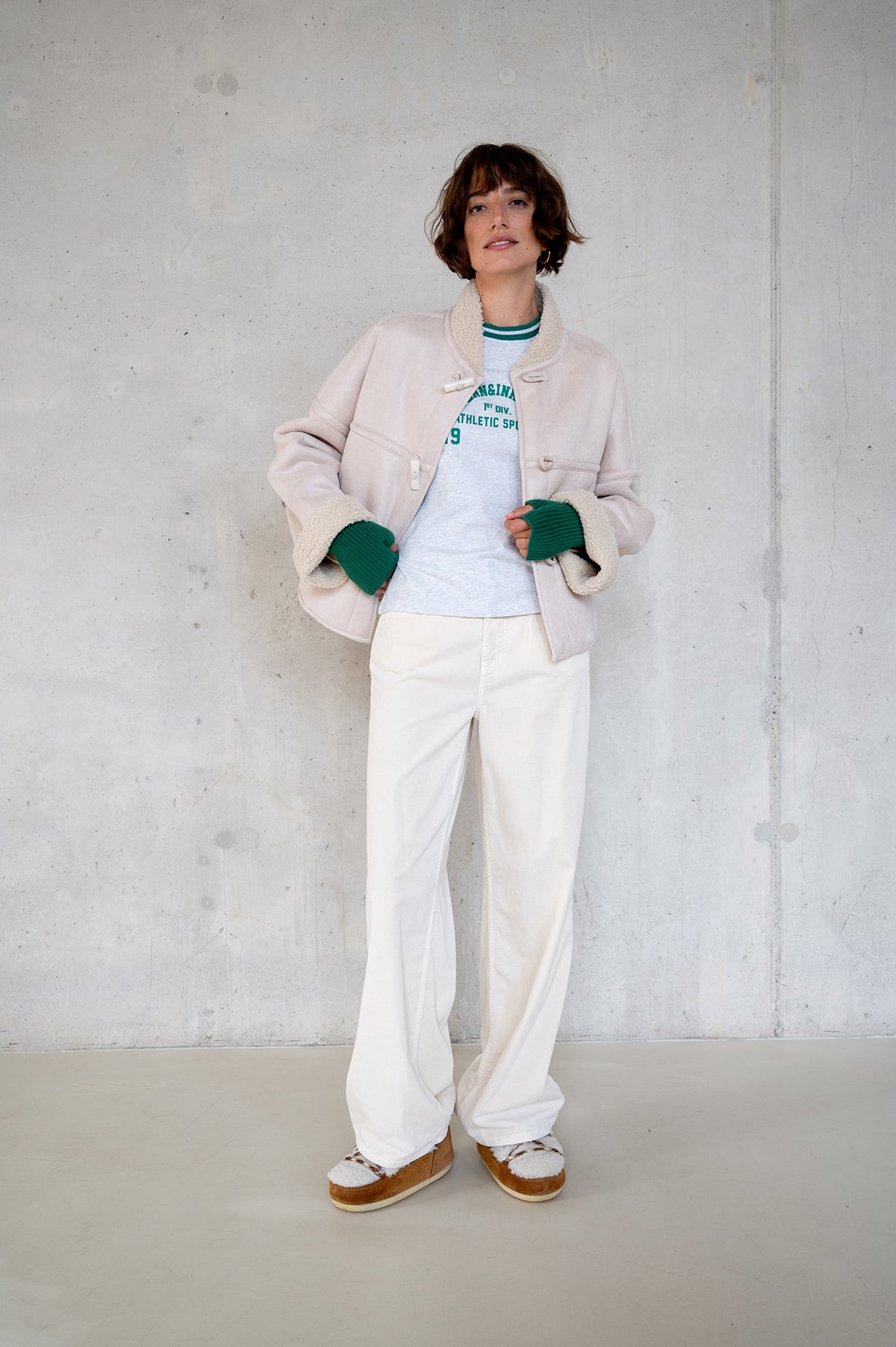 TROUSERS (W25Z814LTD) ECRU