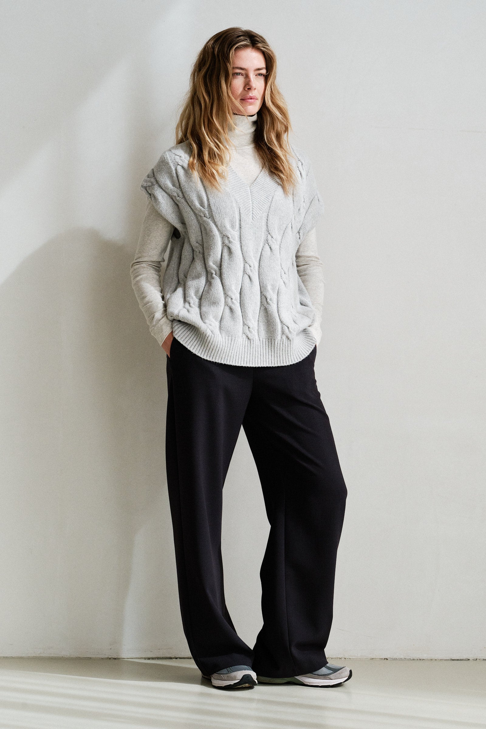 JUMPER (W26B425) GREY MELANGE