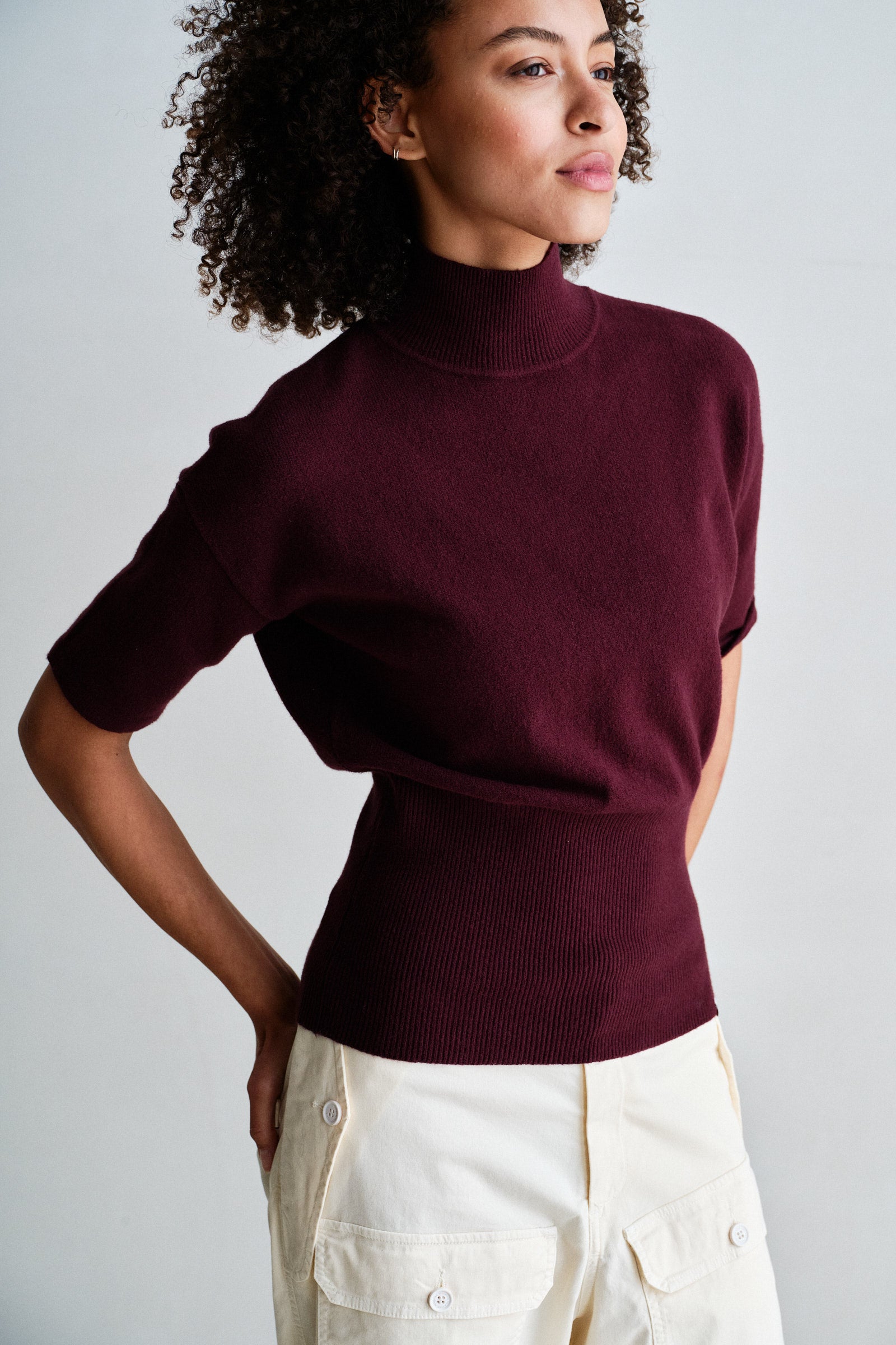JUMPER (W26B426) AUBERGINE