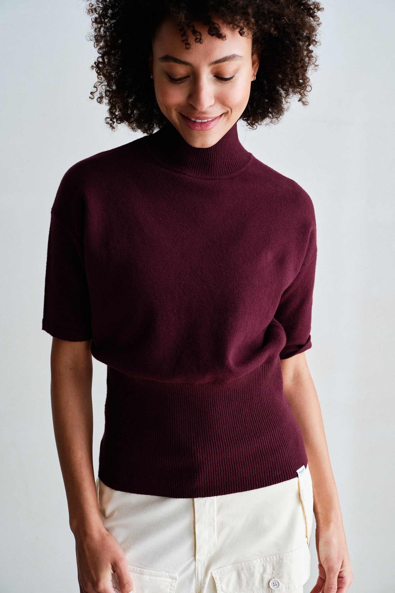 JUMPER (W26B426) AUBERGINE