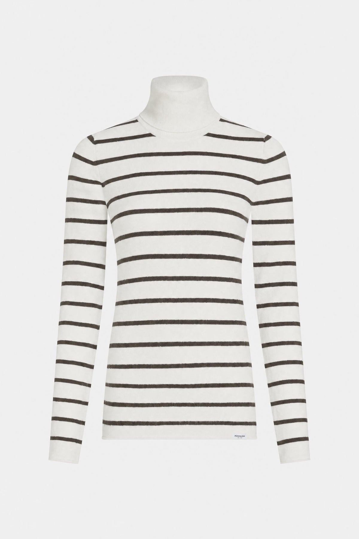 JUMPER (W26B435) ECRU - TABAC